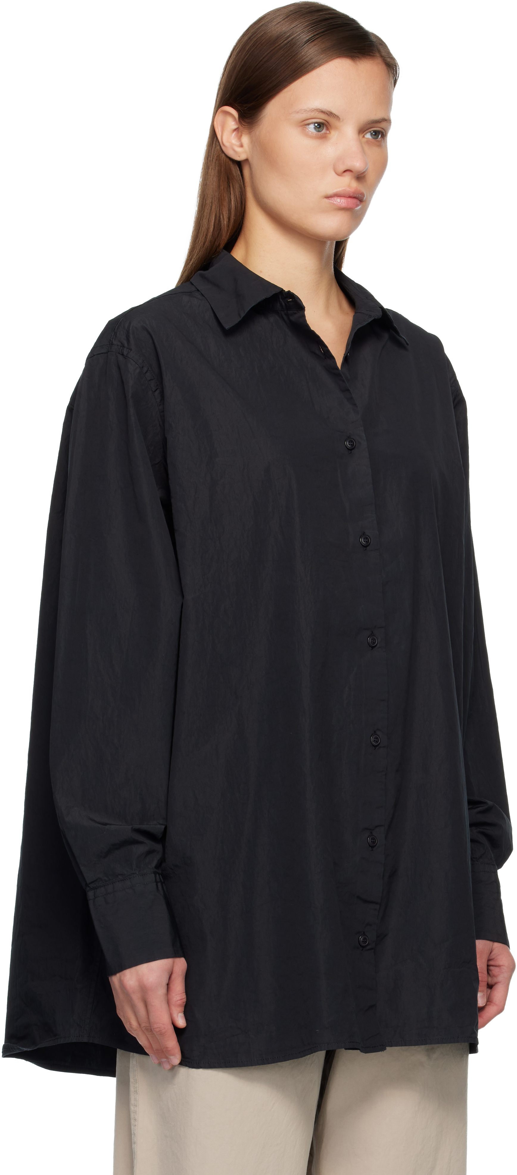 Casey Casey Black Pi Shirt In Black