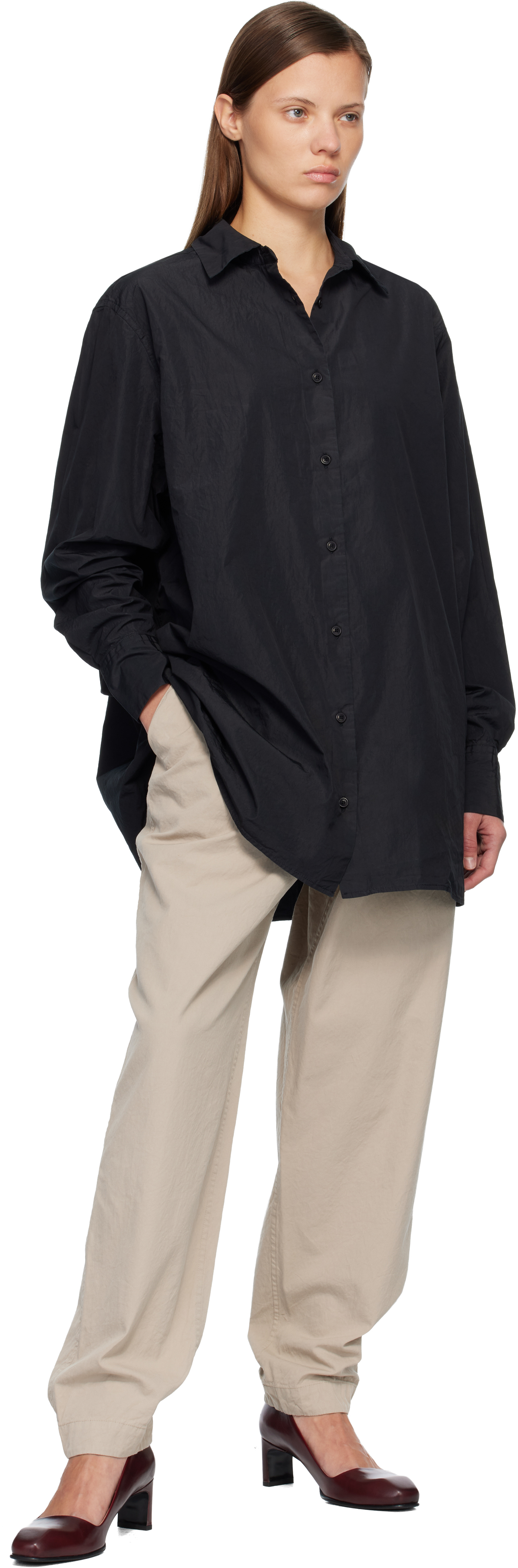 Casey Casey Black Pi Shirt In Black