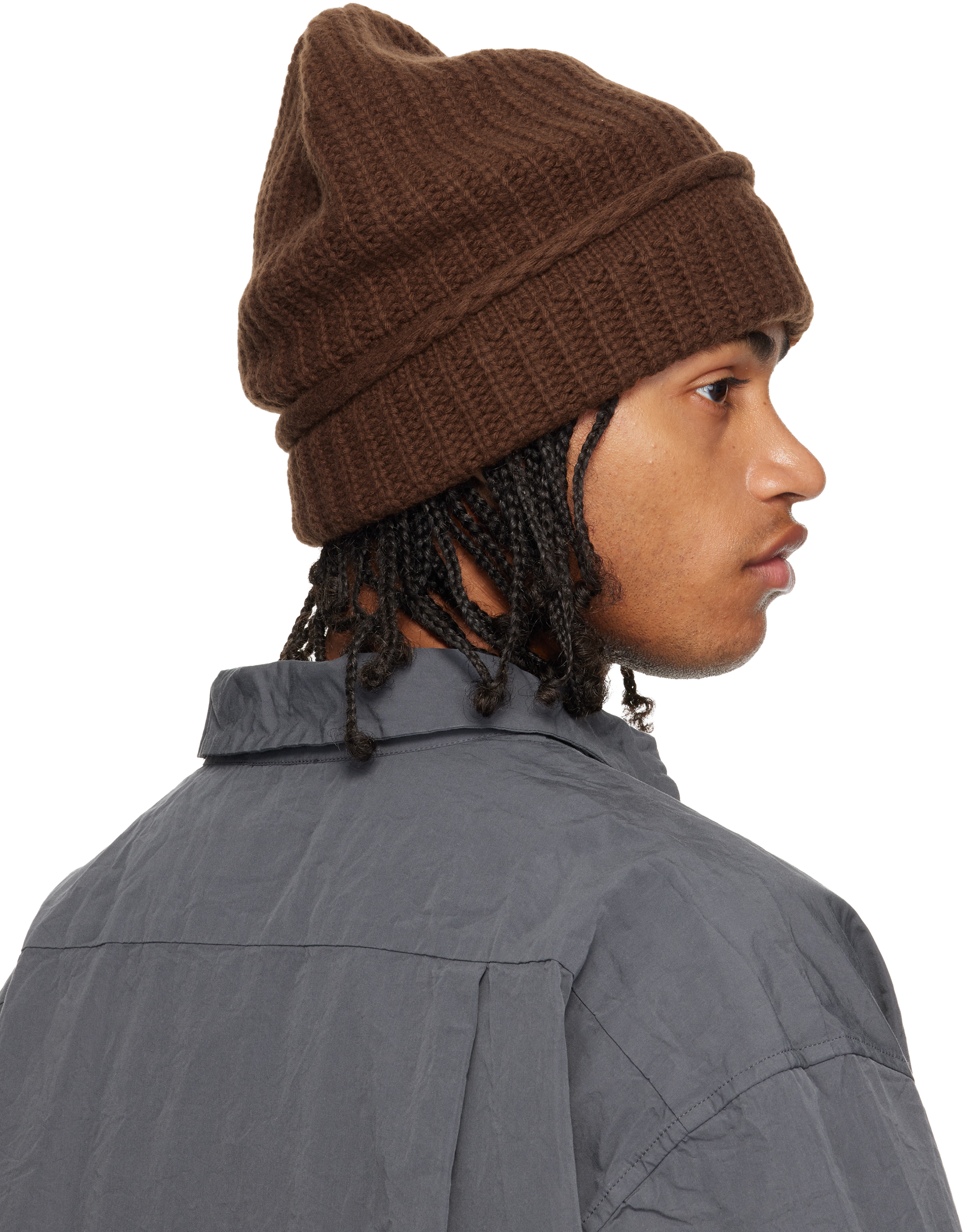 Casey Casey Brown Pannocchia Beanie In Brown