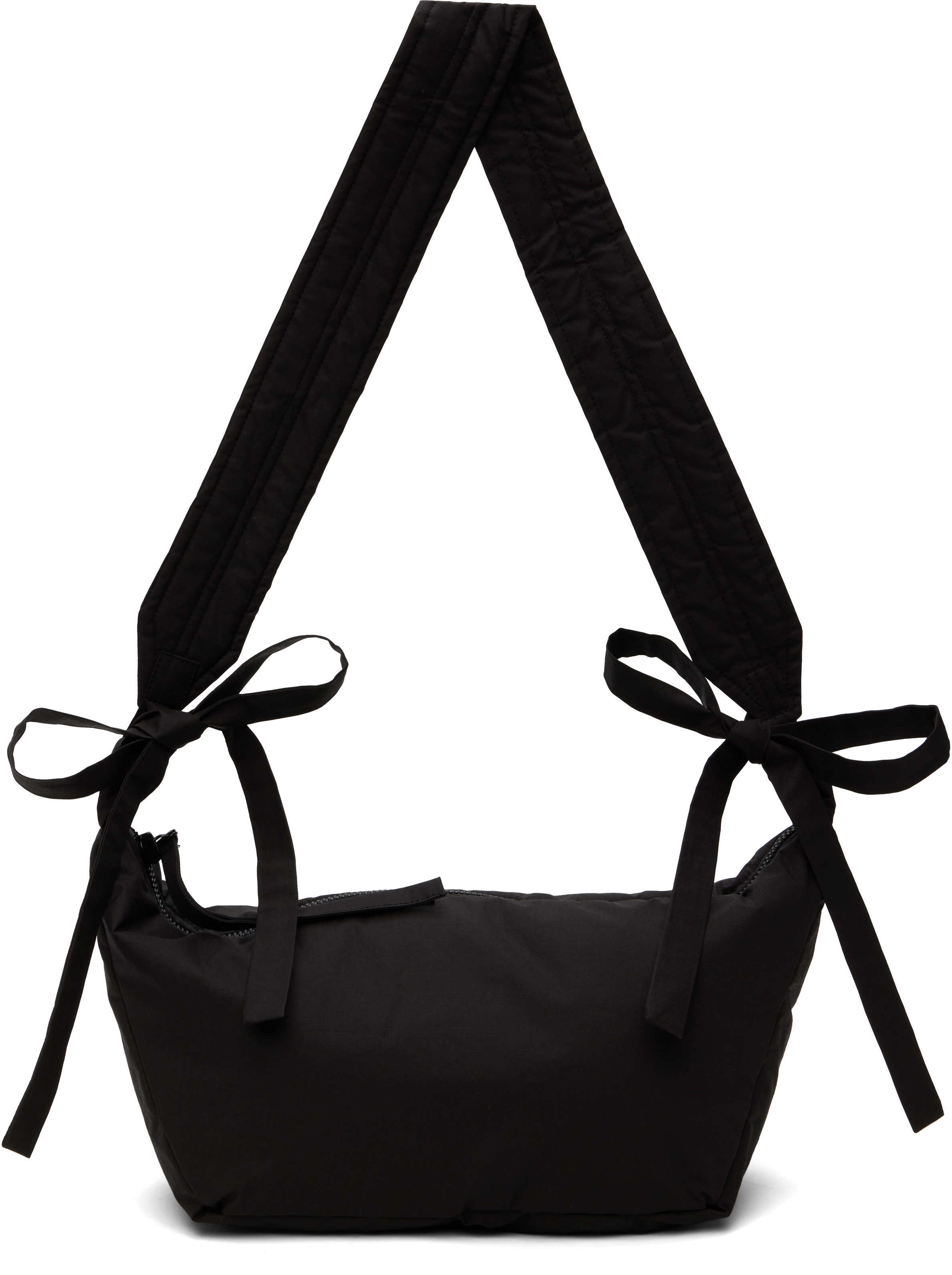 Casey Casey Black Banana Bag In Brown