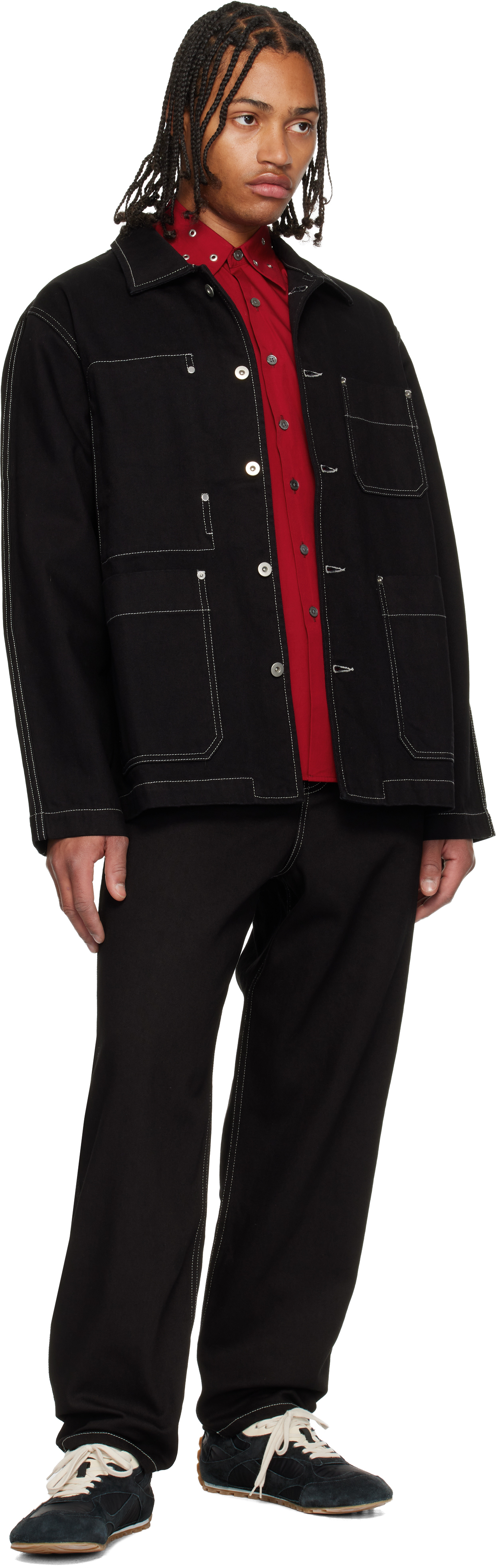 Casey Casey Black Leo Jeans In Black