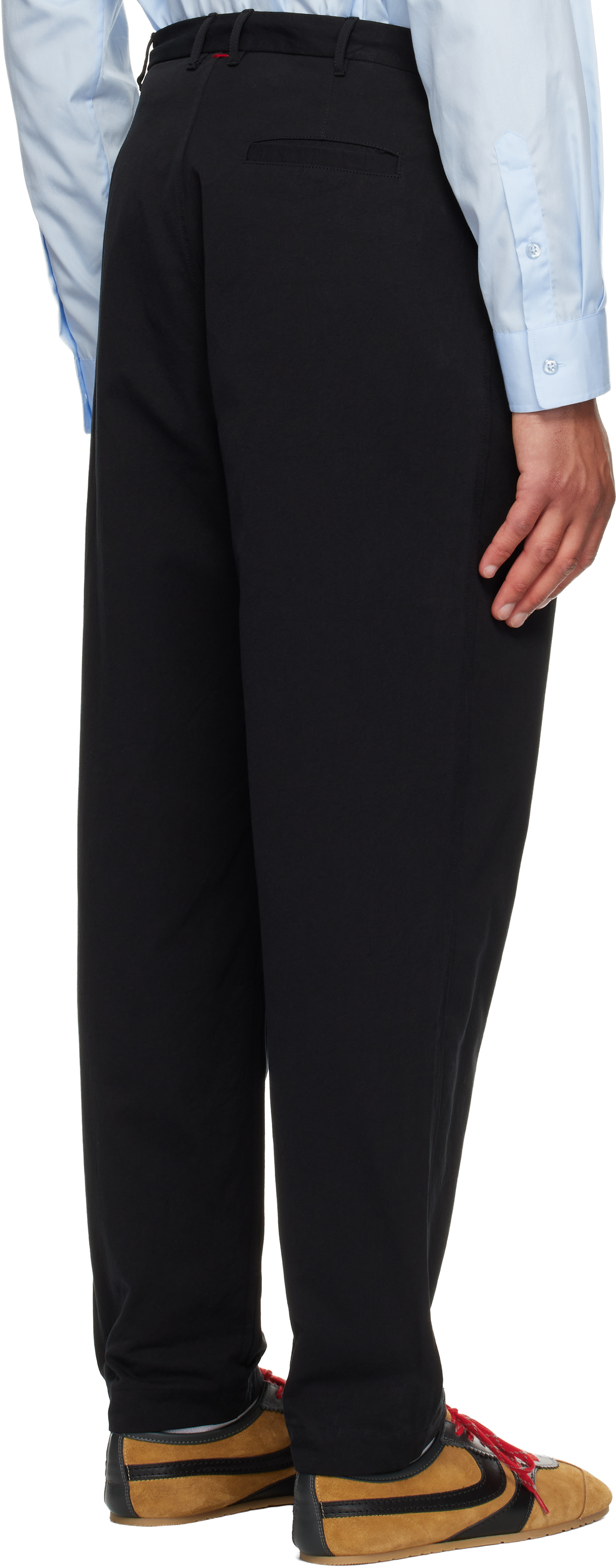 Casey Casey Black Mili Hiroshi Trousers In Black