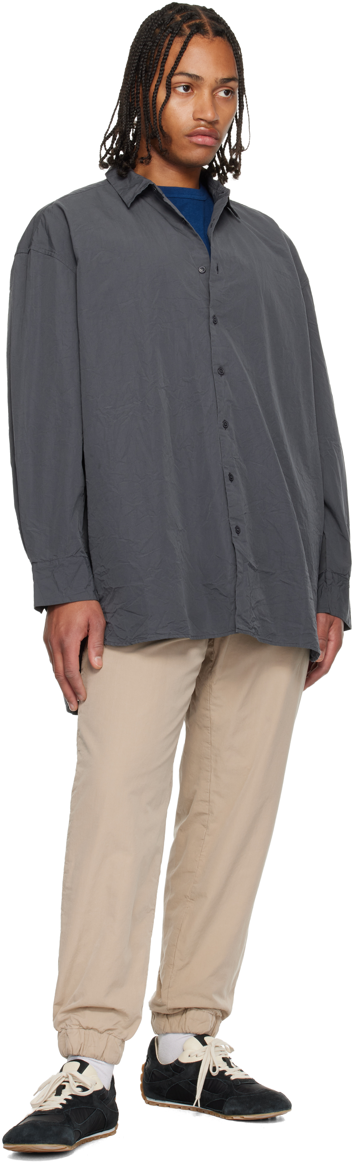 Casey Casey Beige Isa Trousers In Neutral