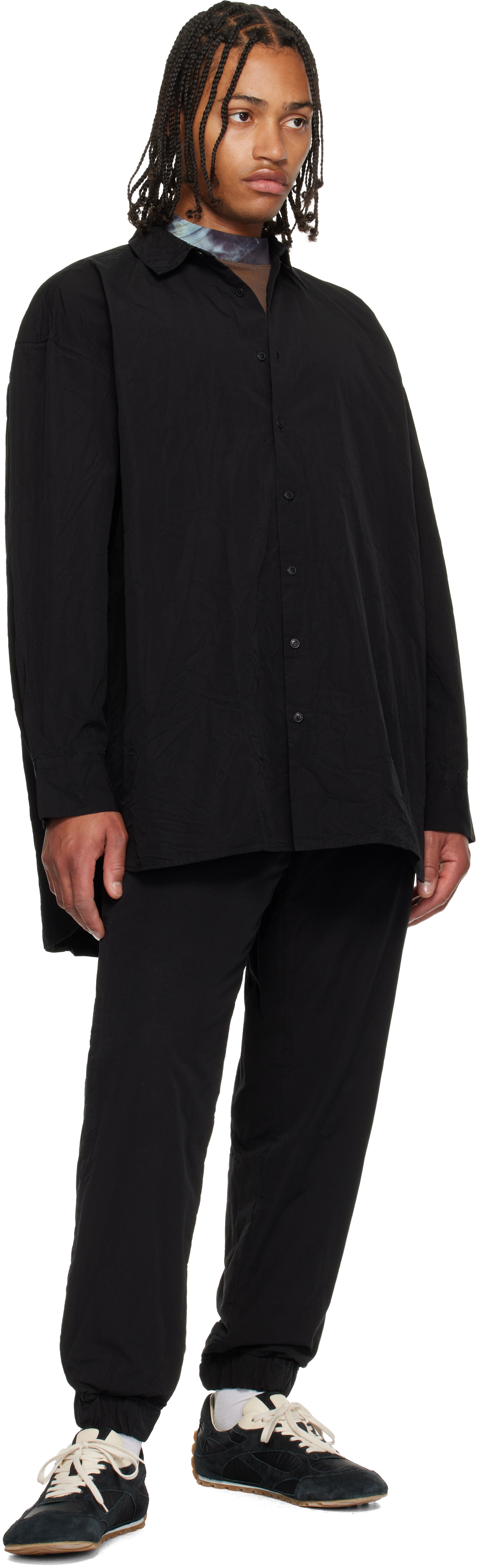 Casey Casey Black Isa Trousers In Black