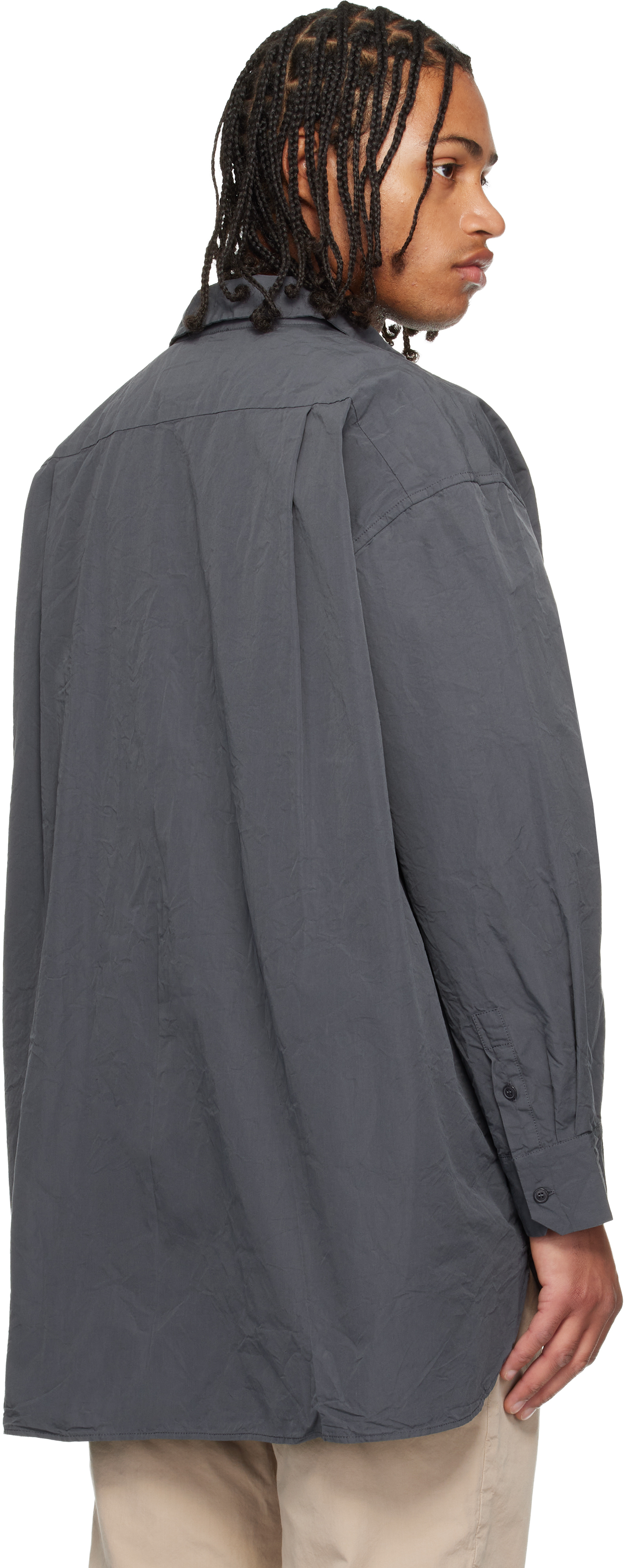 Casey Casey Gray Hamnet Shirt In Gray