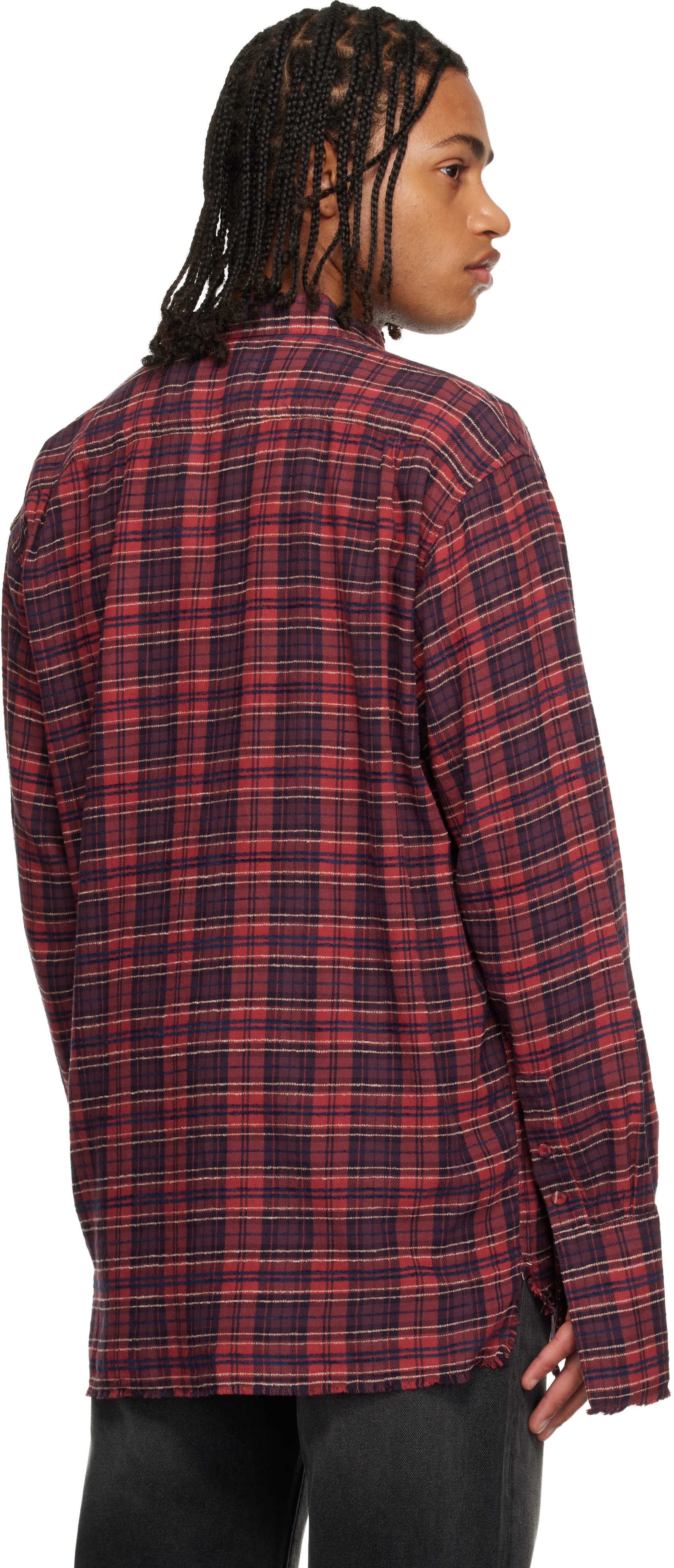 424 Check Flannel Shirt In Red