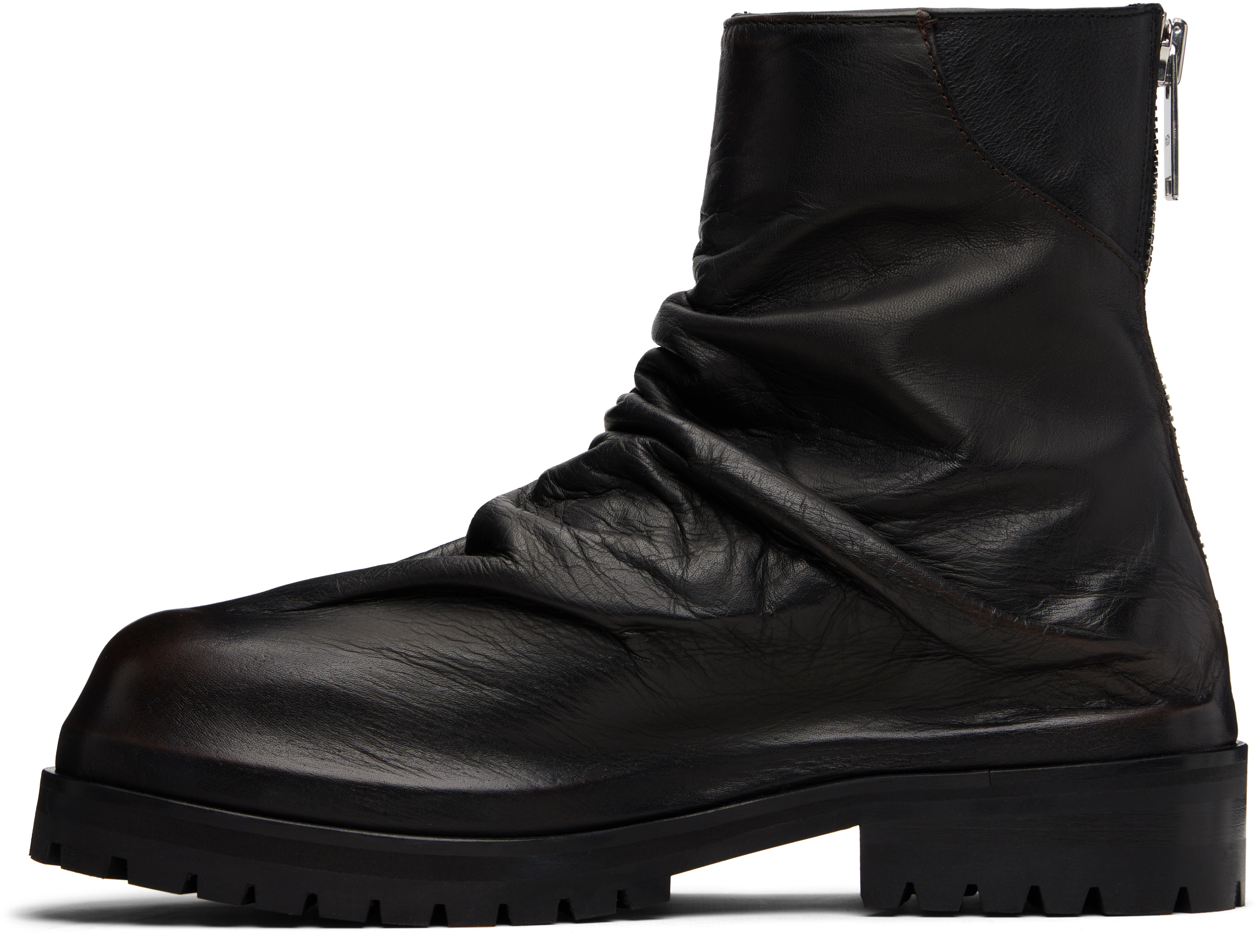 424 Black Marathon Boots In Multi