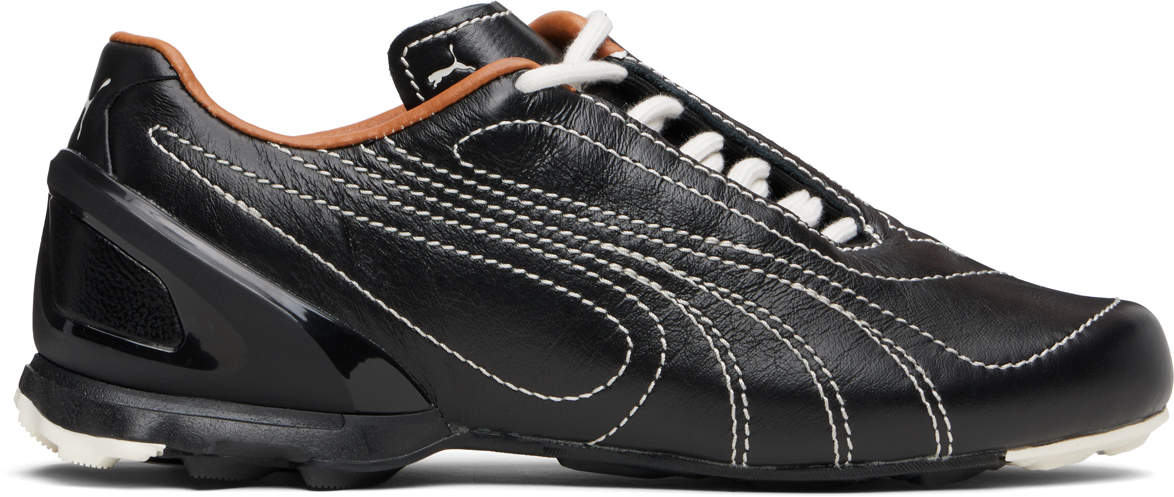 ★PUMA★ ブラック VS-1 レザースニーカー PUMA: SSENSE限定 ブラック VS-1 レザースニーカー | SSENSE 日本