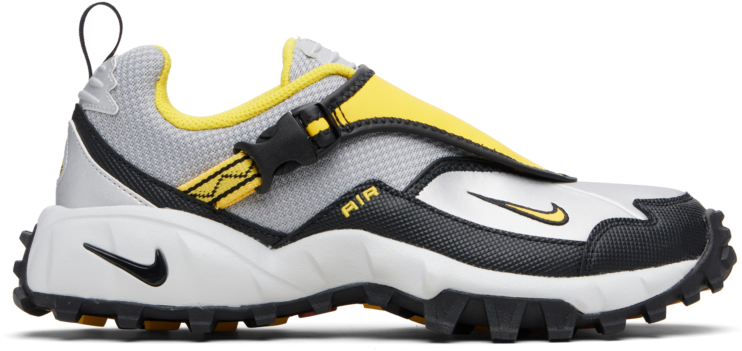 Nike ACG Phassad - Black / Yellow Zest / Metallic Silver 9