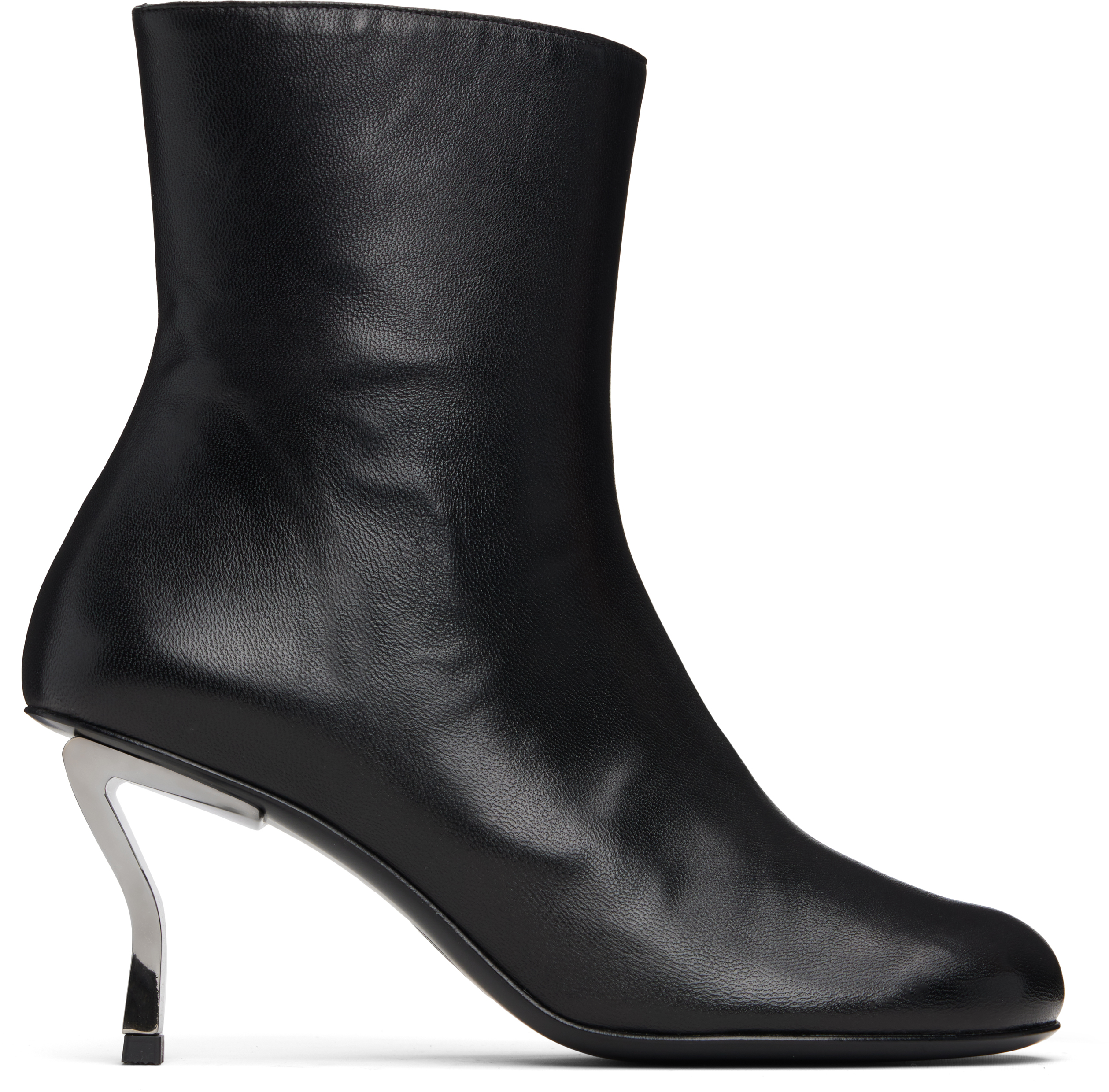 Nicole Saldaña Black Bonnie Boots In Multi
