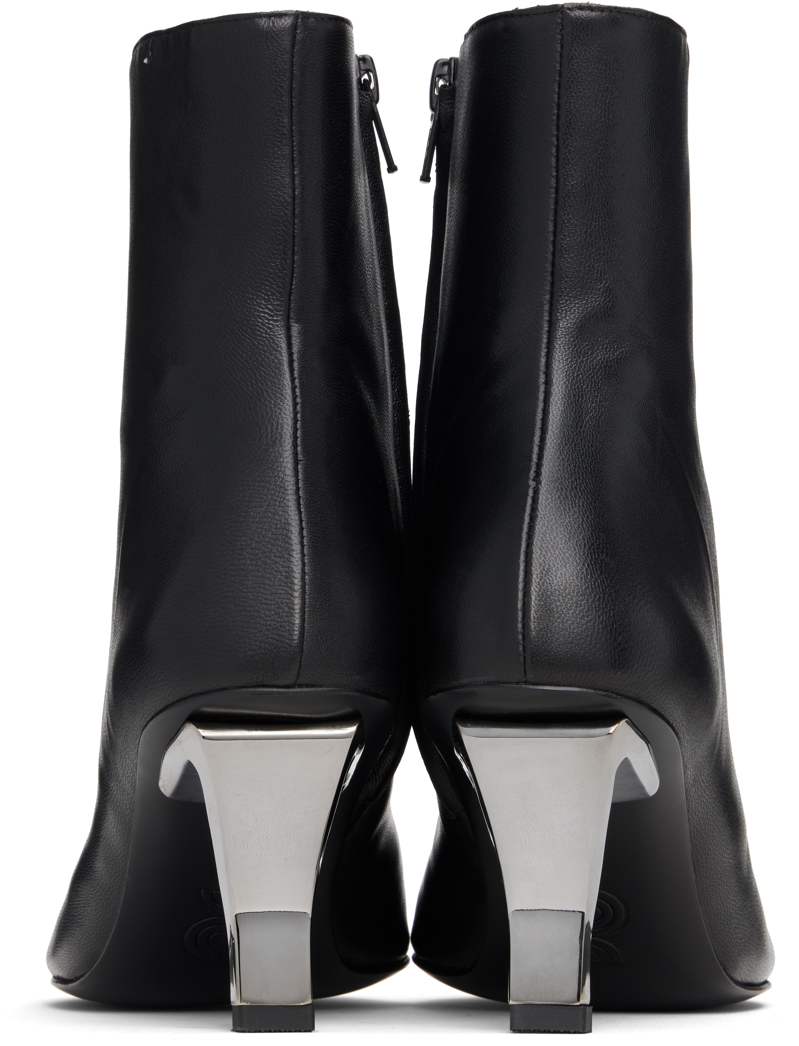 Nicole Saldaña Black Bonnie Boots In Multi