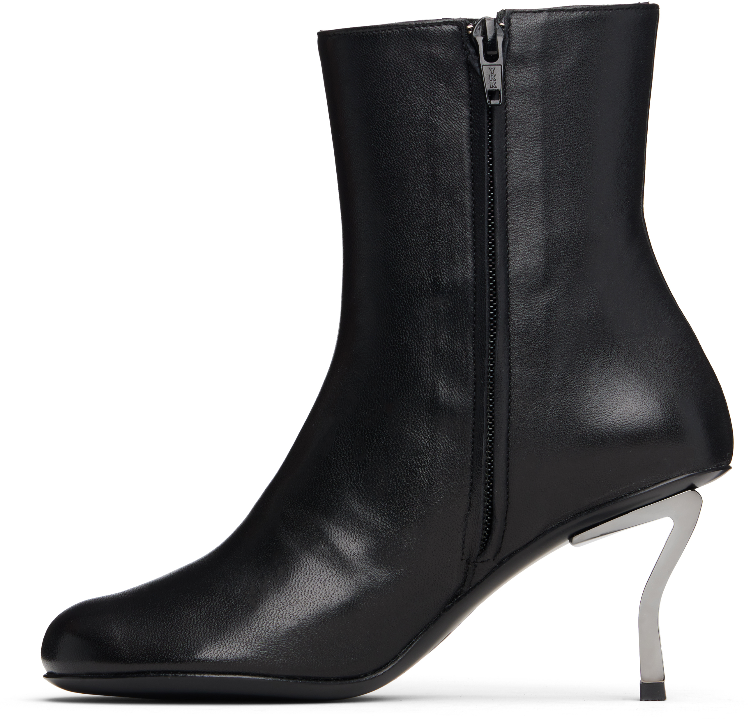 Nicole Saldaña Black Bonnie Boots In Multi
