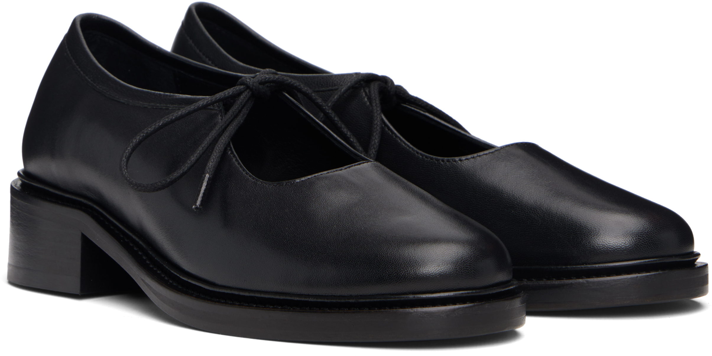 Nicole Saldaña Black Fabiana Loafers In Multi