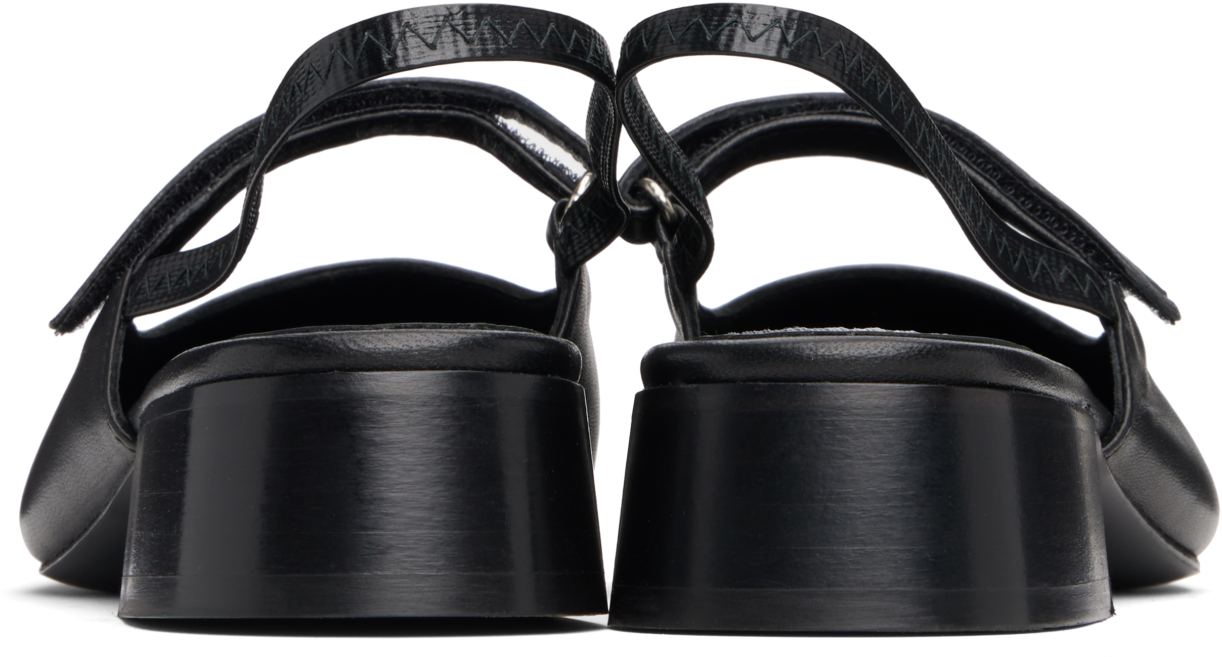 Nicole Saldaña Black Poppy Ballerina Flats In Animal Print