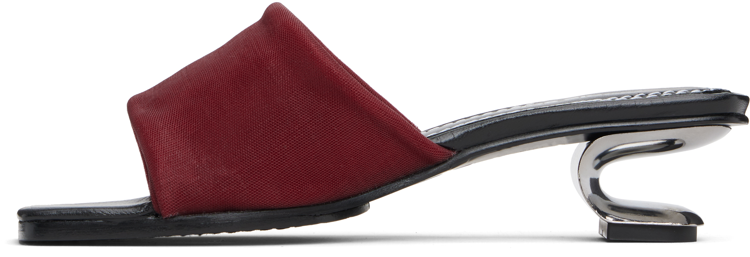 Nicole Saldaña Red Sarah Heeled Sandals In Multi