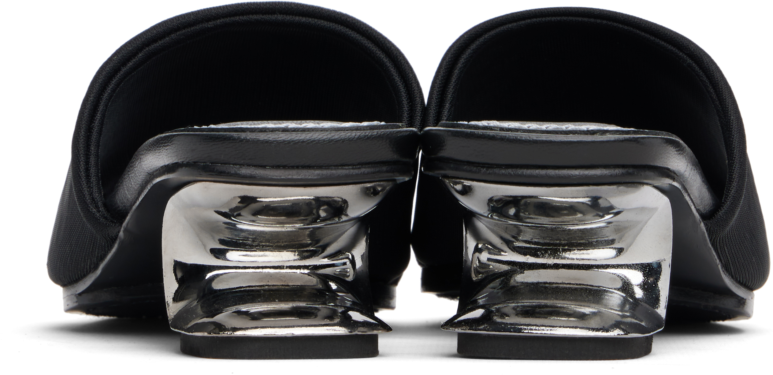Nicole Saldaña Black Sarah Heeled Sandals In Black