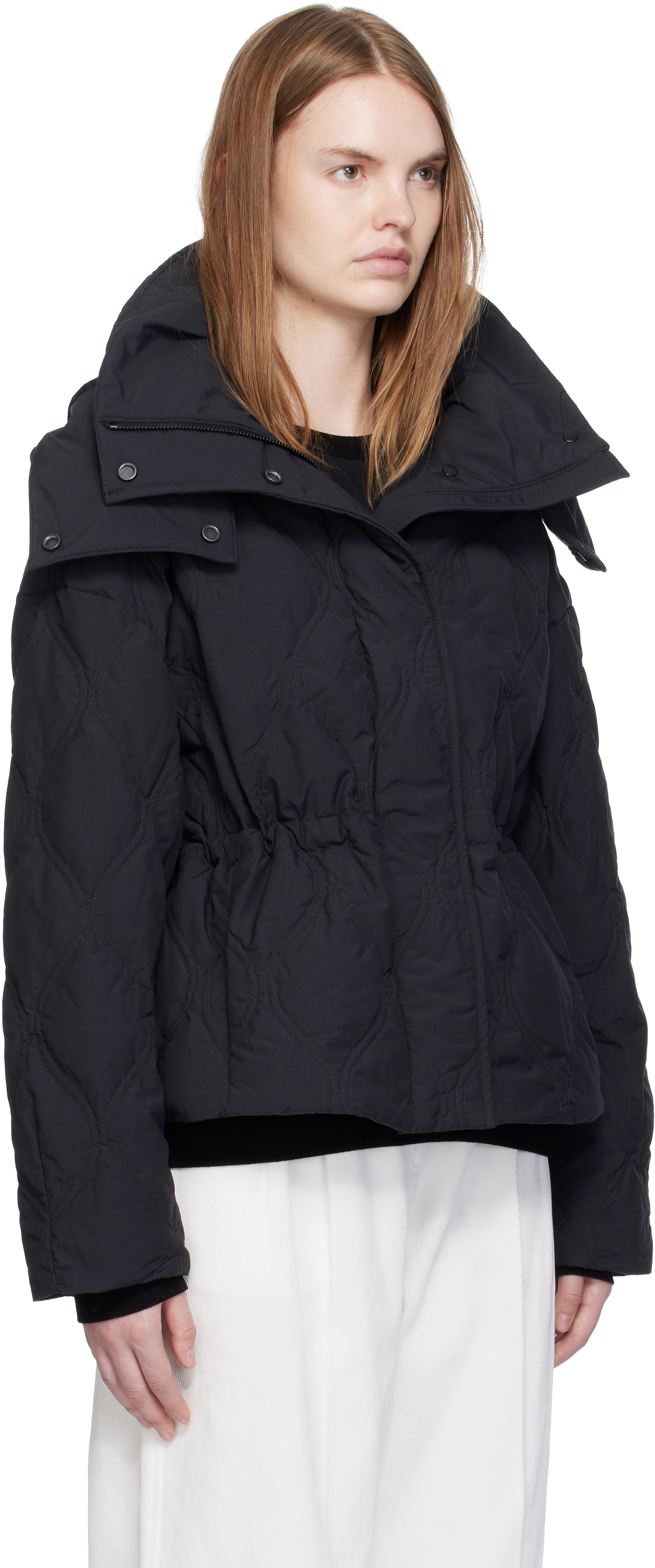 Canada Goose Alessia Down Jacket In Black