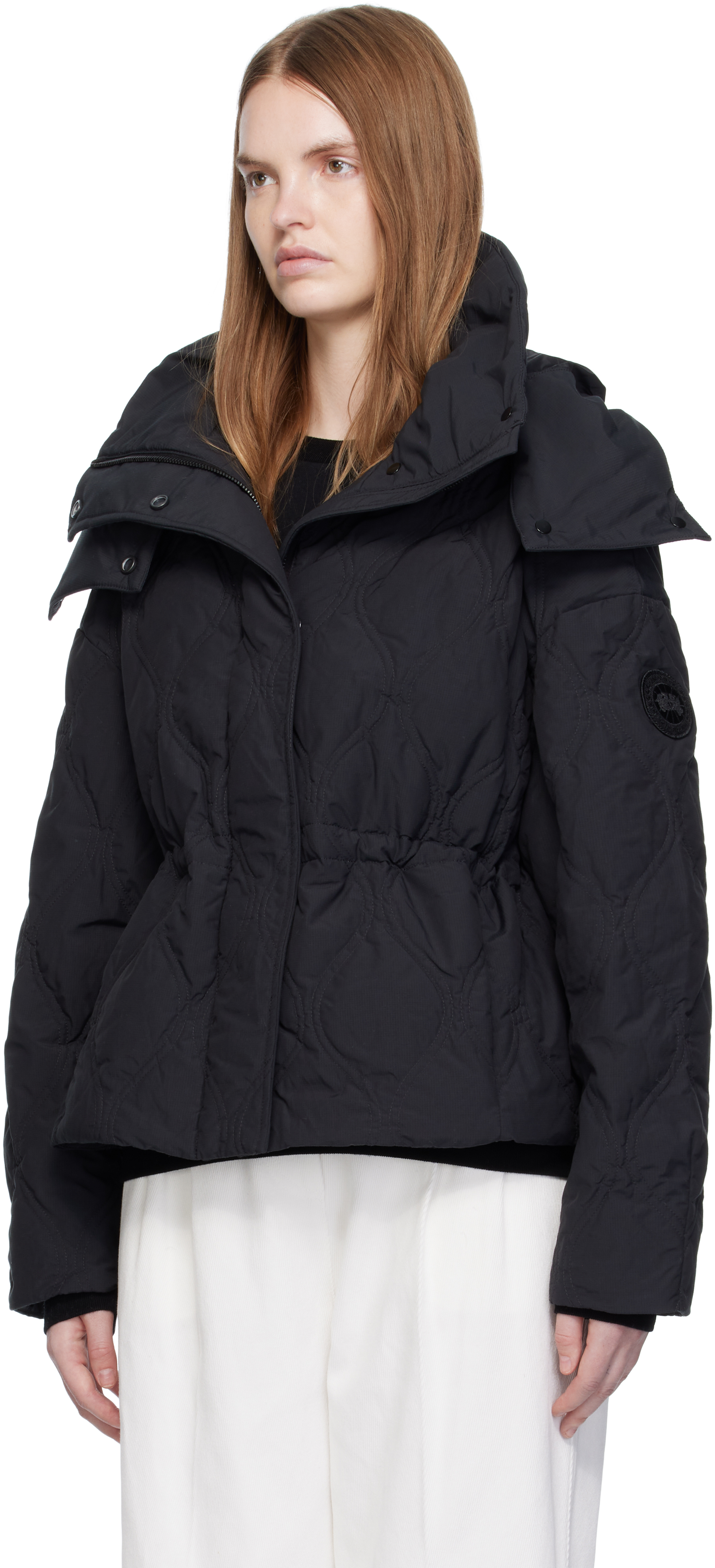 Canada Goose Alessia Down Jacket In Black