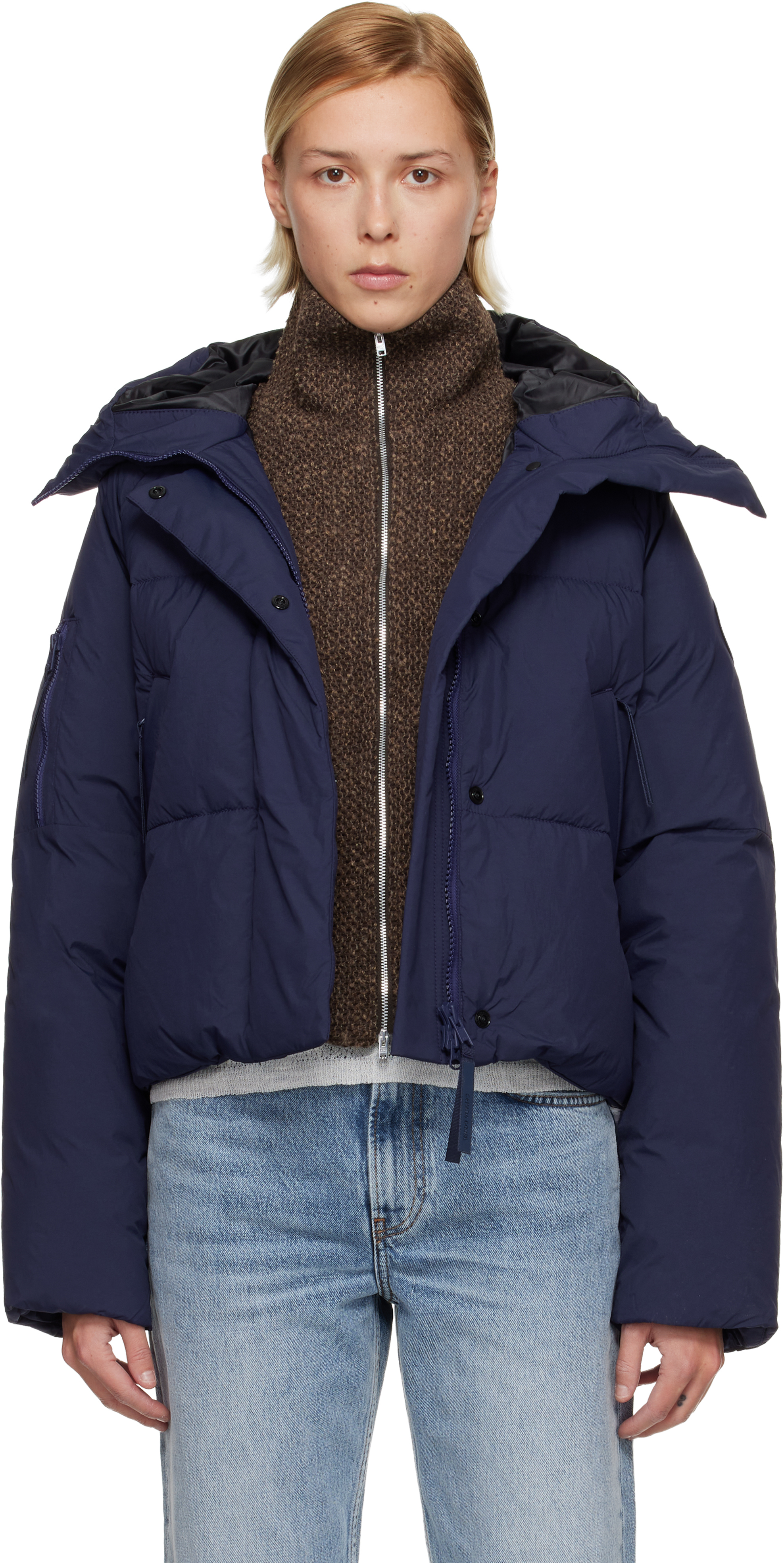 Canada Goose Purple Chilliwack Puffer Down Jacket In Black