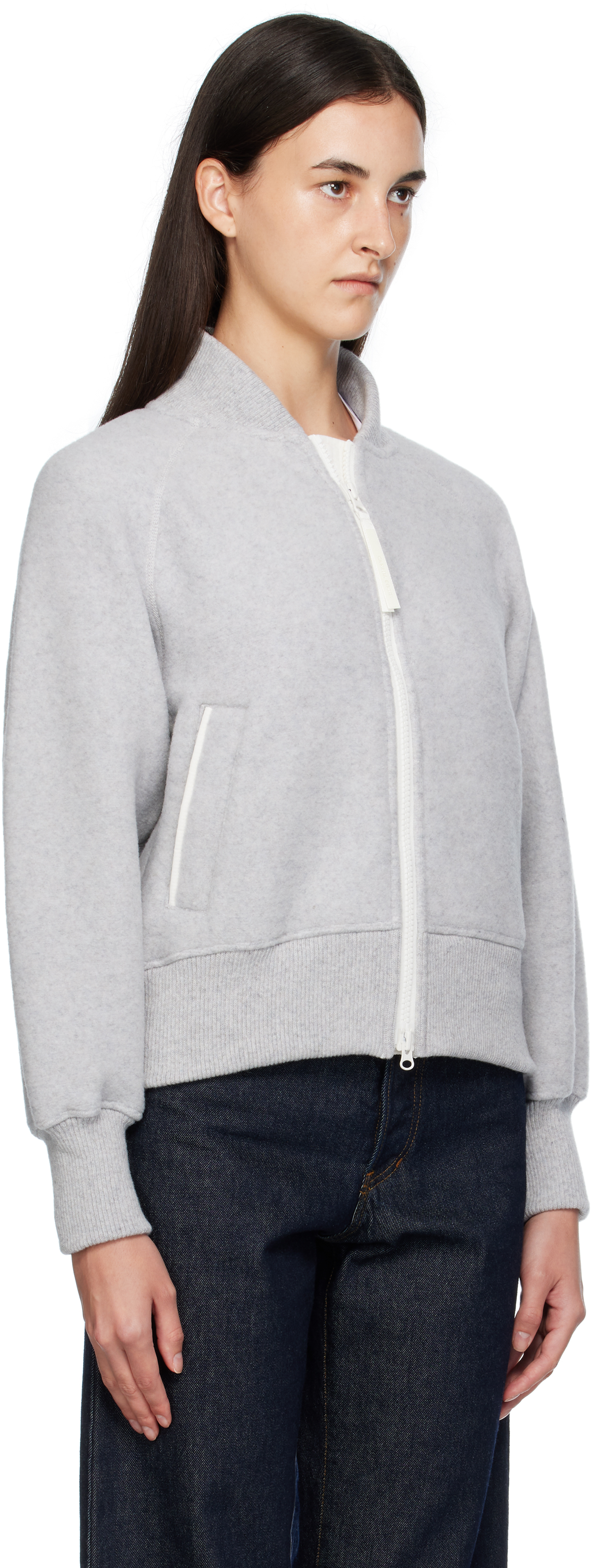 Canada Goose Sierra Zip-front Bomber Jacket In Gray