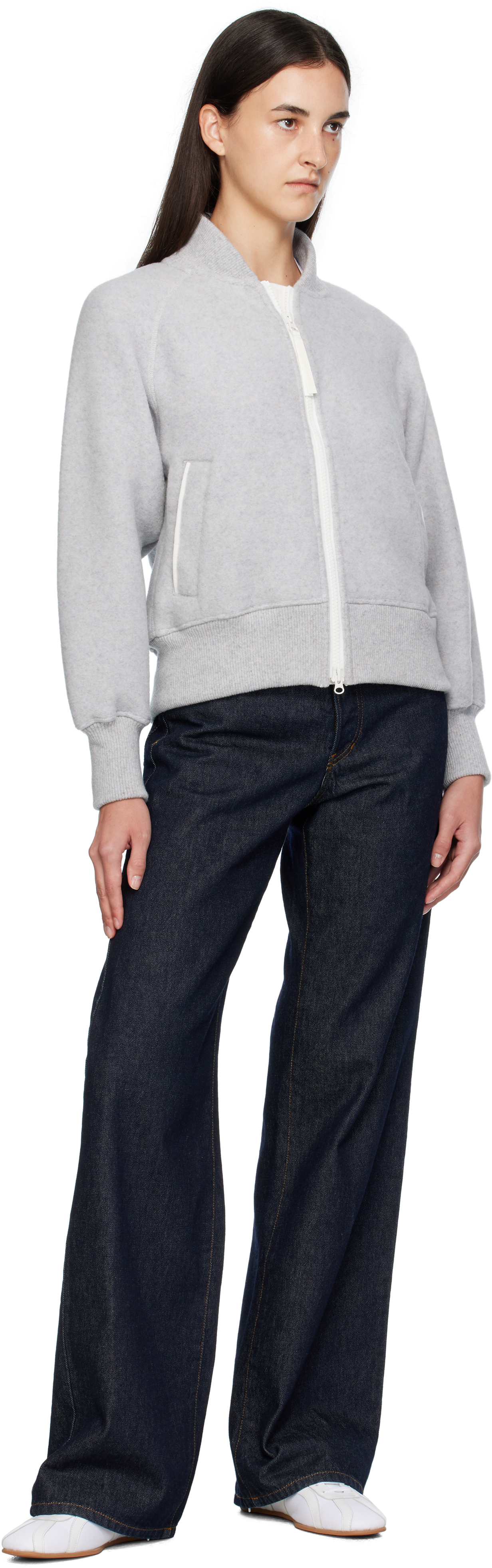 Canada Goose Sierra Zip-front Bomber Jacket In Gray