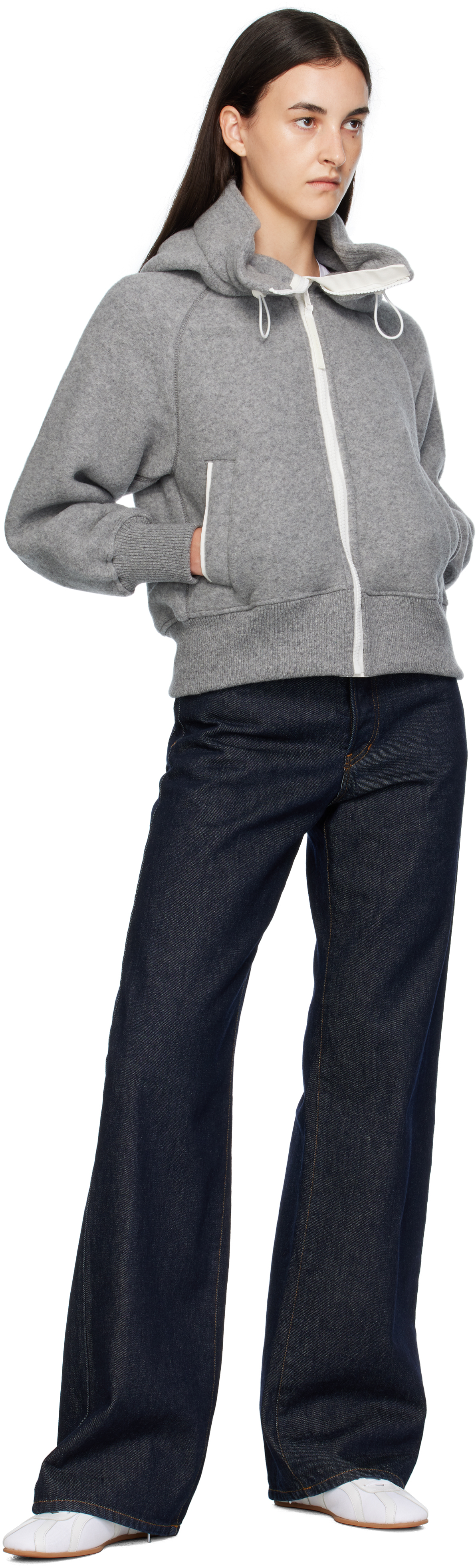 Canada Goose Chilliwack Hooded Wool-blend Jacket In Gray