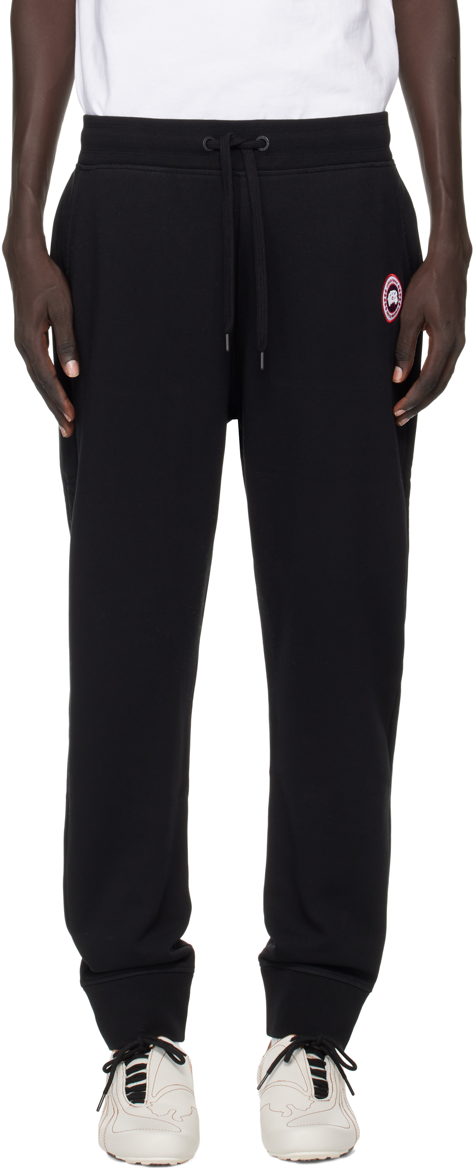 Canada Goose Men Huron Logo Jogger Pants In Black