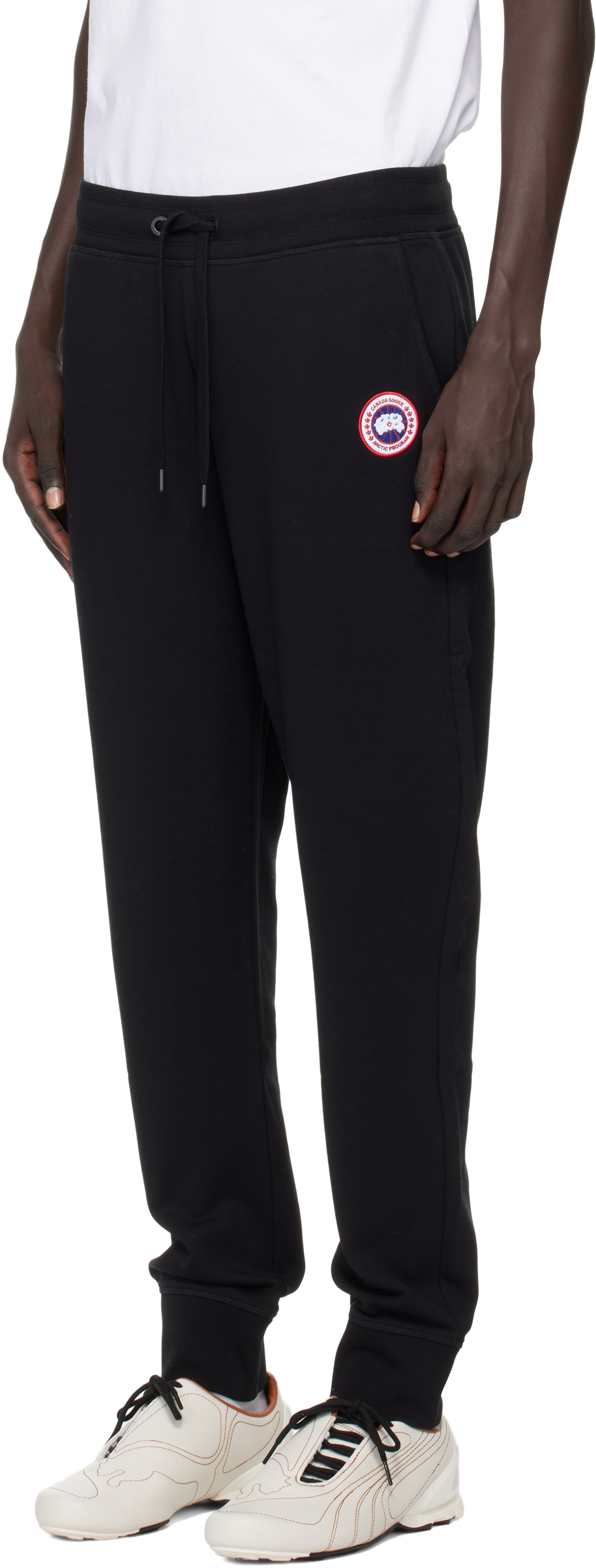 Canada Goose Men Huron Logo Jogger Pants In Black