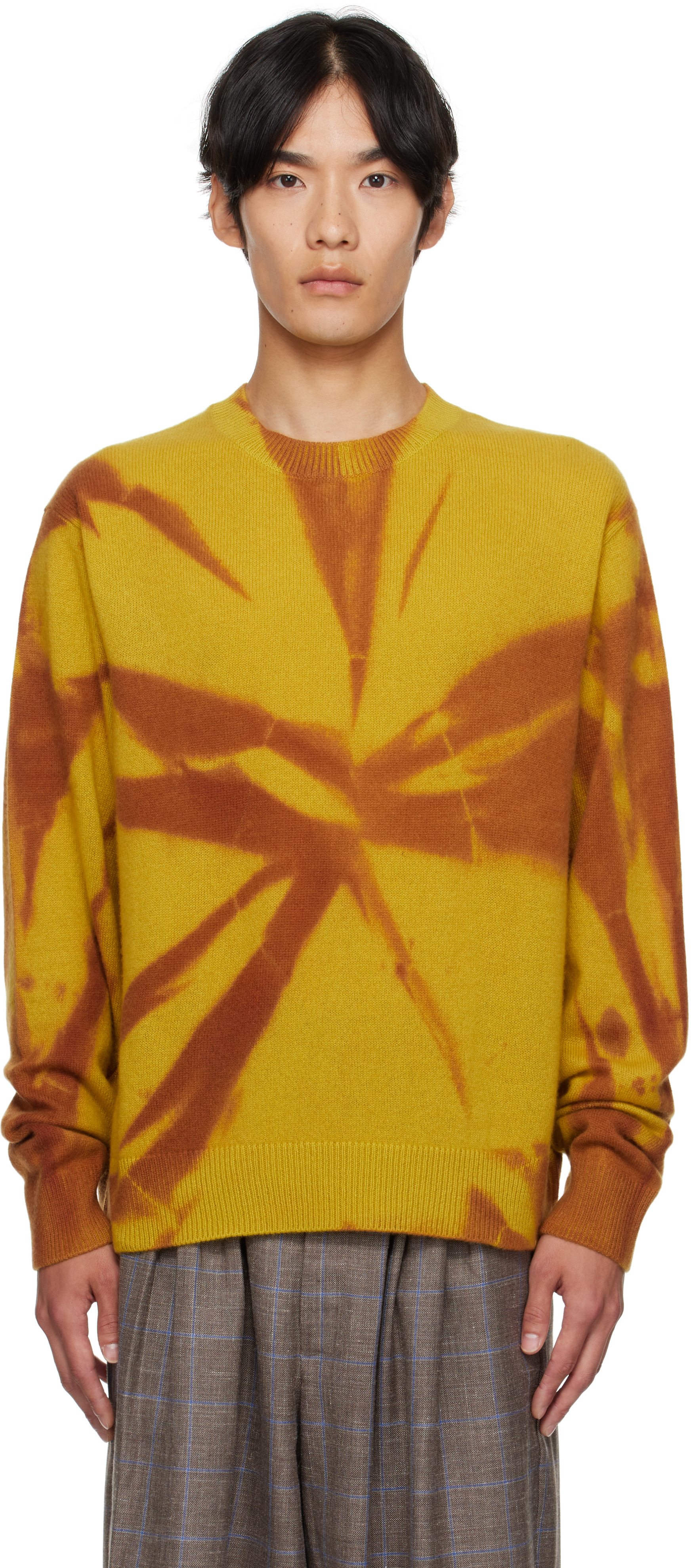 Blue & Orange Mythic Tranquility Crew Sweater