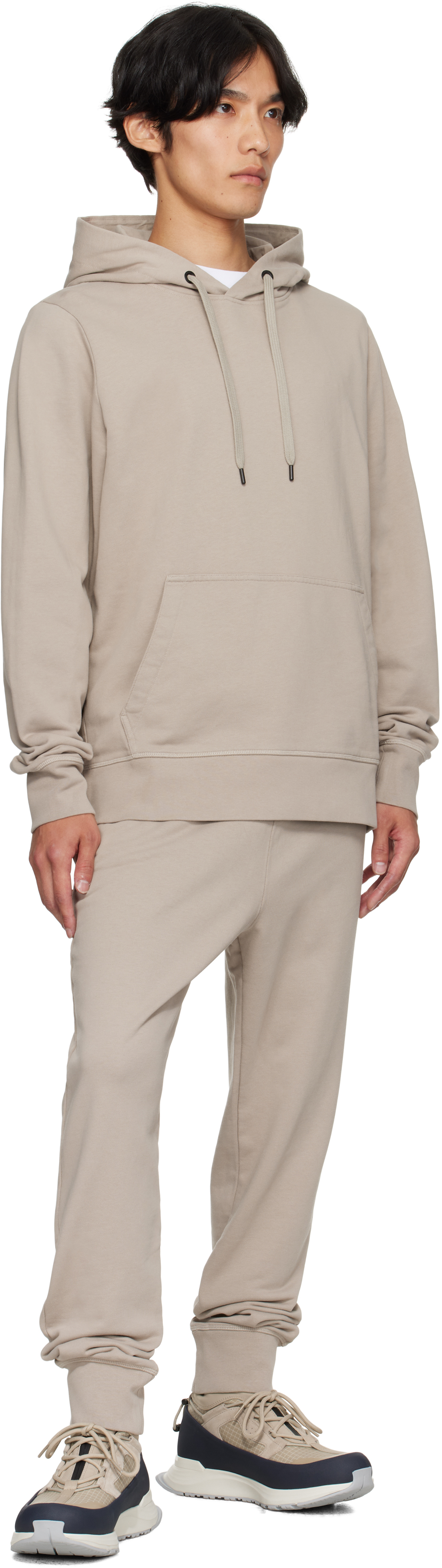 Canada Goose Huron Patch-logo Hoodie In Neutral