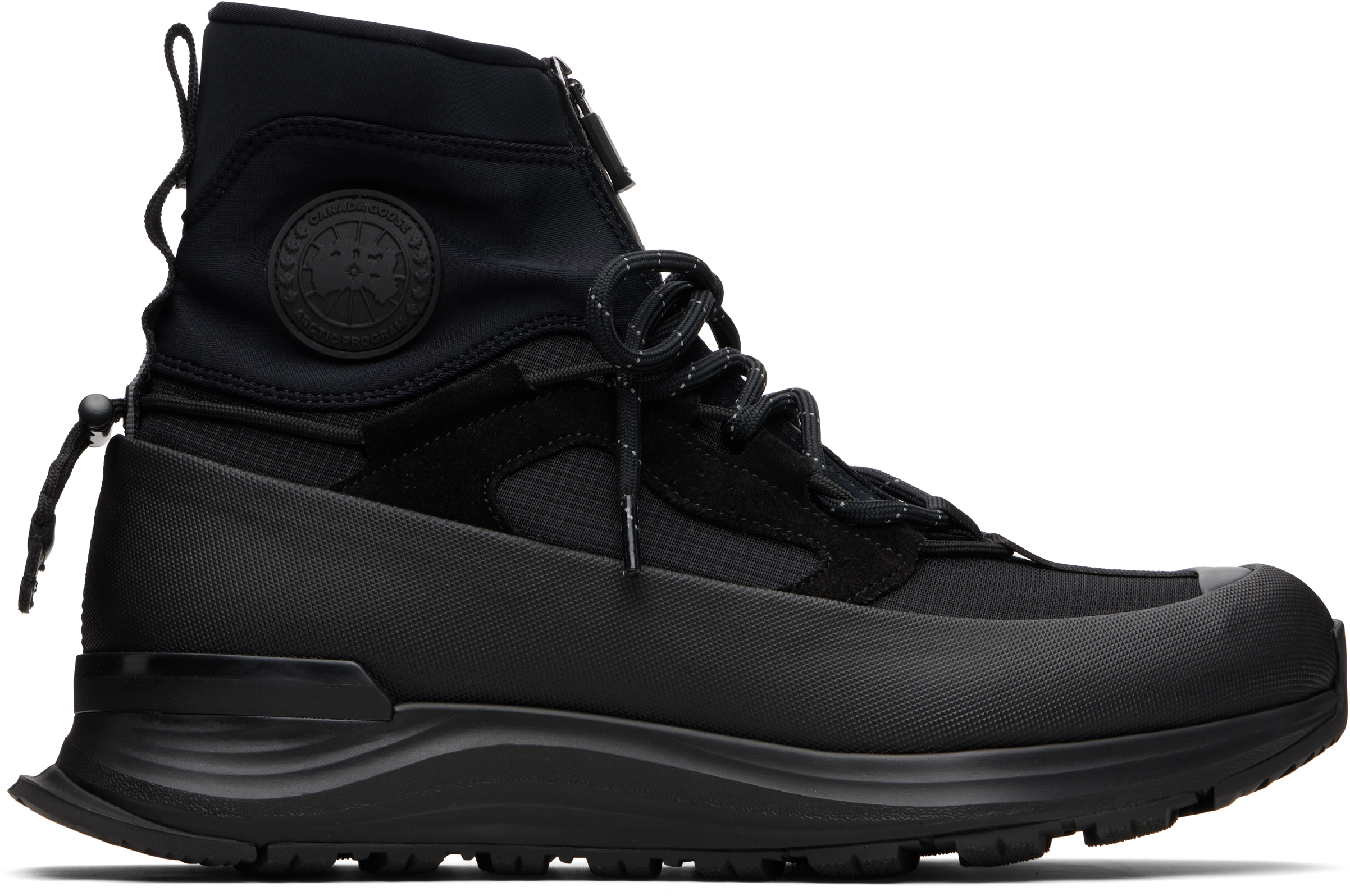Black Glacier Trail High Sneakers