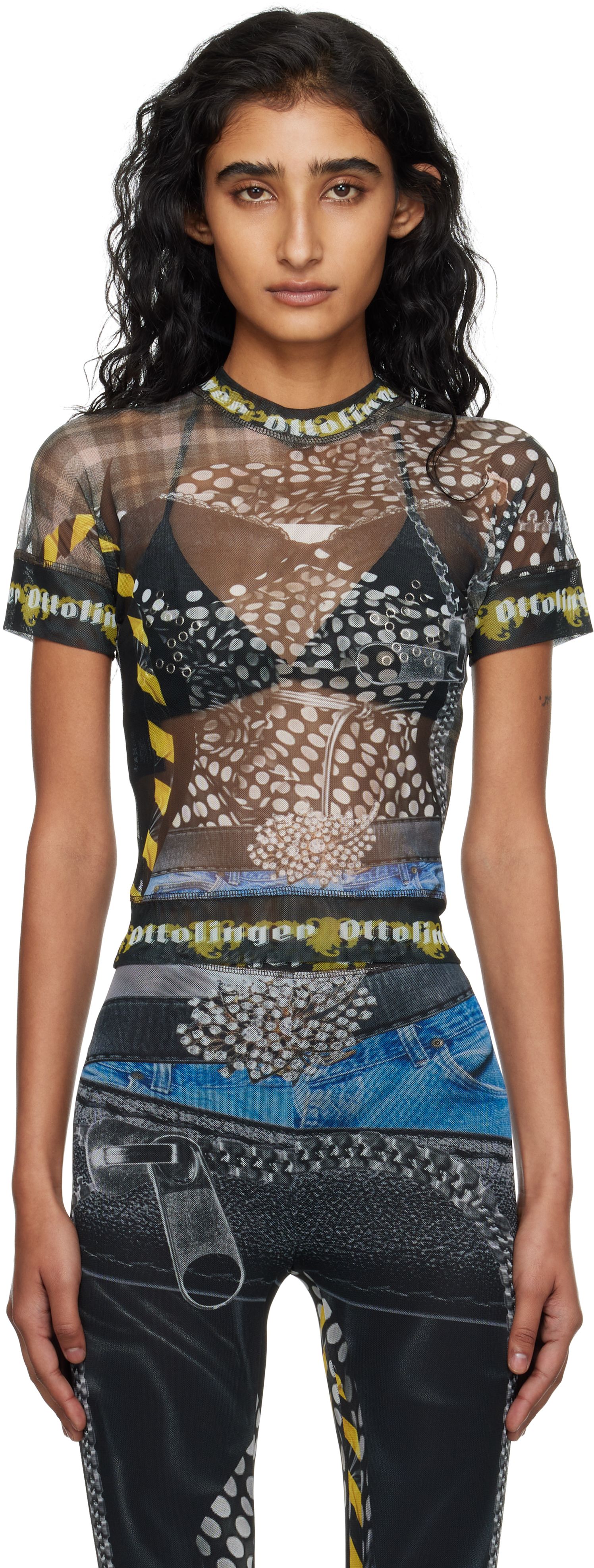 Tシャツ・カットソー [Ottolinger] Women Charmed Top Light Brown OTTOLINGER | CHARMED TOP