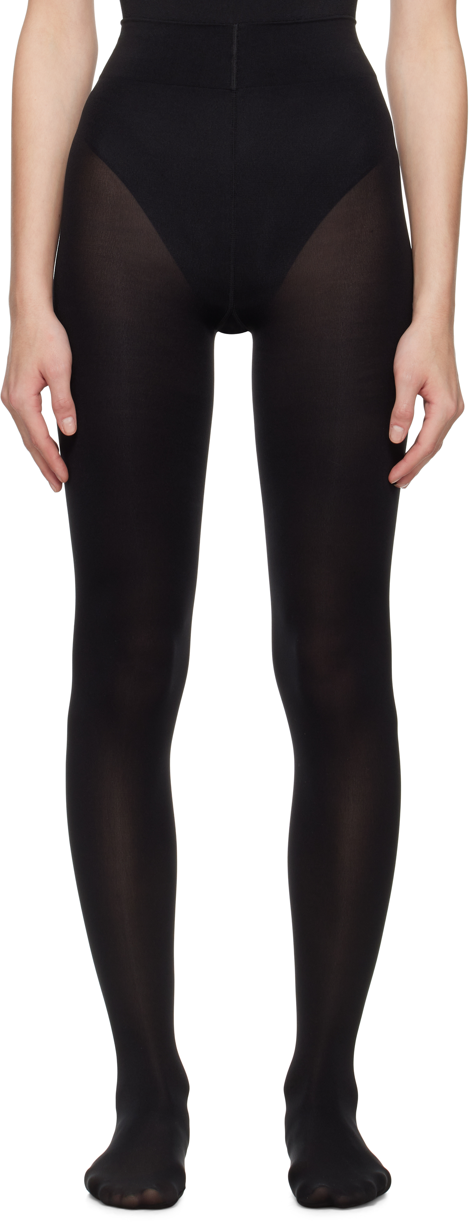 【関税込み】Wolford ブラック Velvet de Luxe 66 タイツ 14775_3163_100_004_B_X_B2BL (1