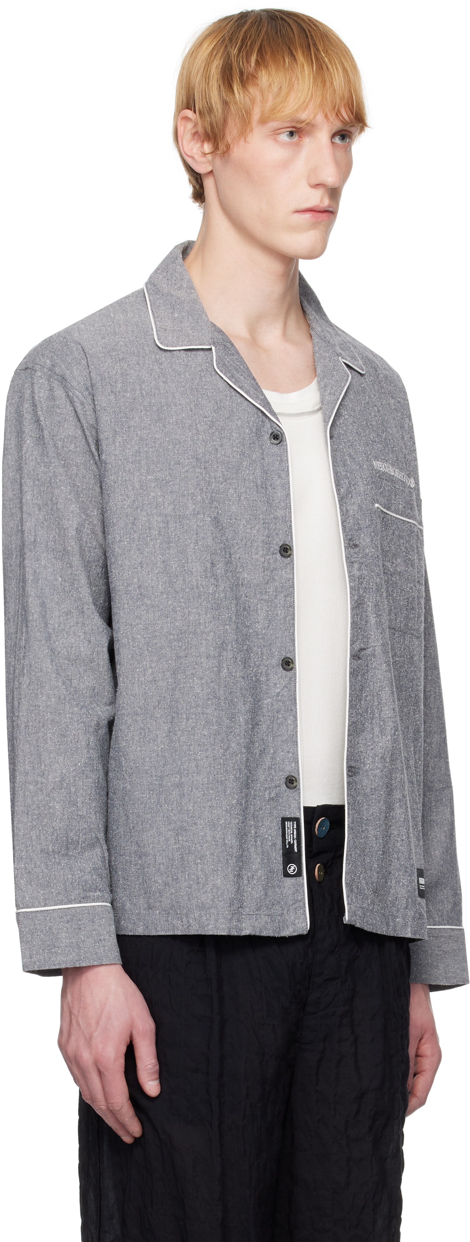 Shop Neighborhood Gray Pj Ls Shirt