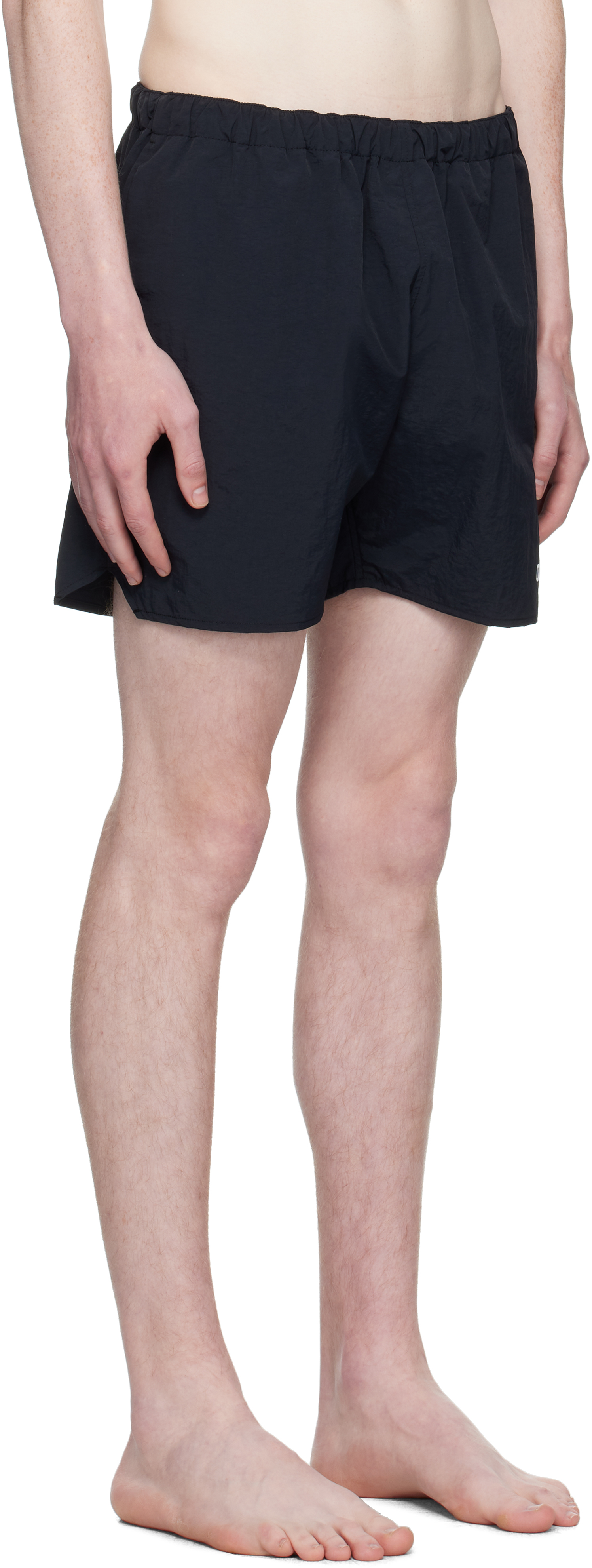 Neighborhood Black Recycled Nylon Swim Shorts In Black