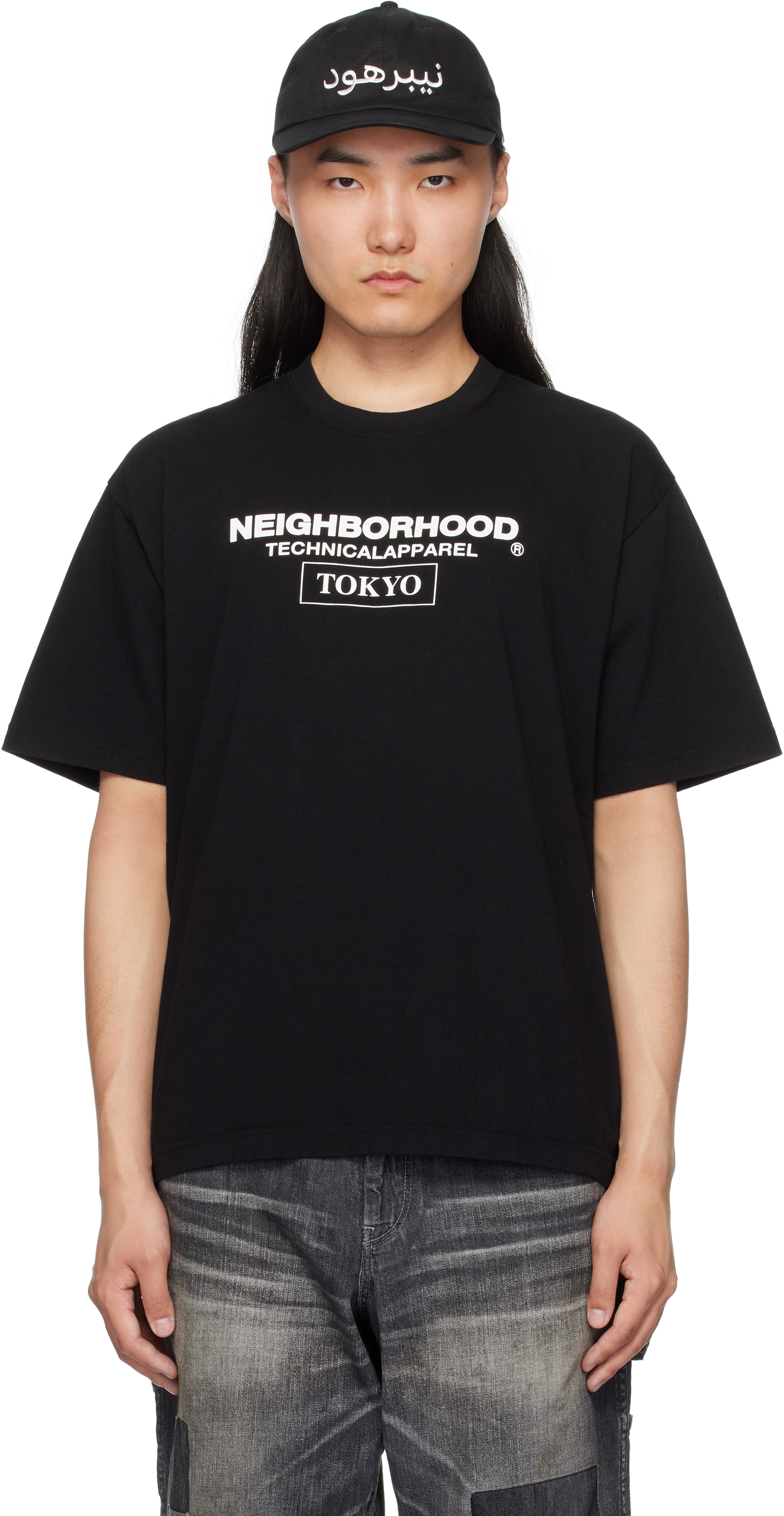Neighborhood Black N.h Ss-16 T-shirt