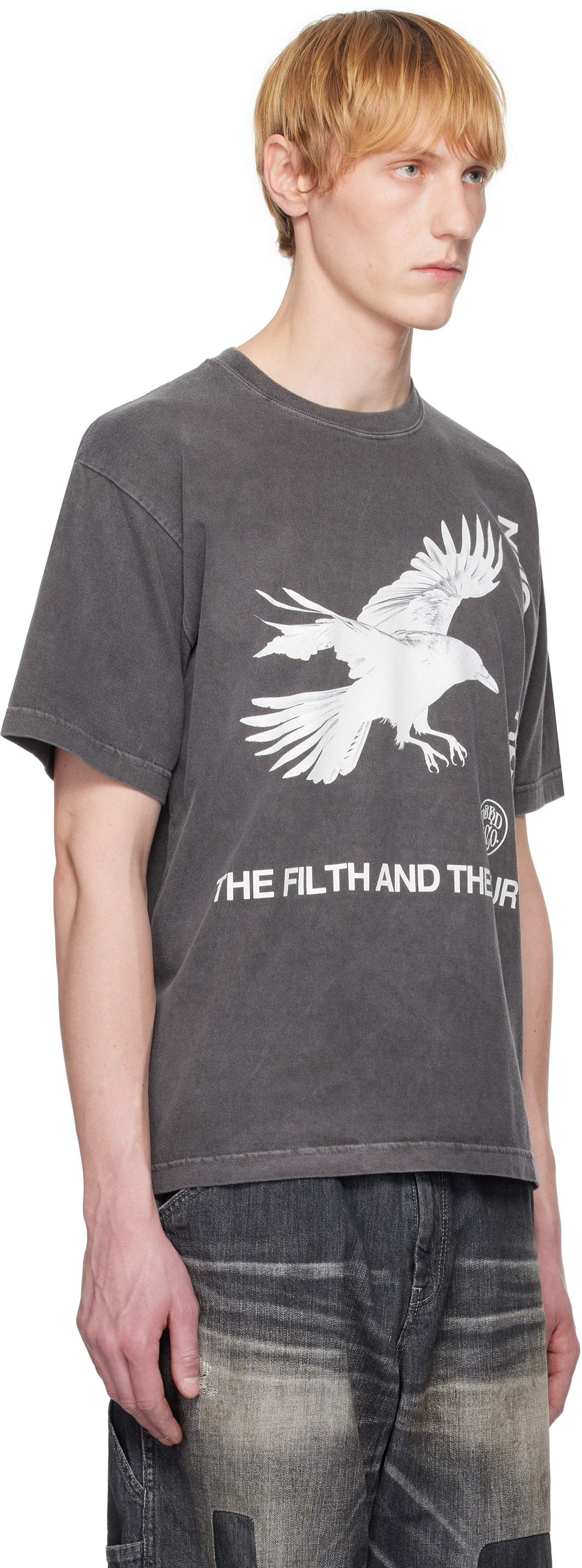 Shop Neighborhood Black Nh. Ss-5 T-shirt