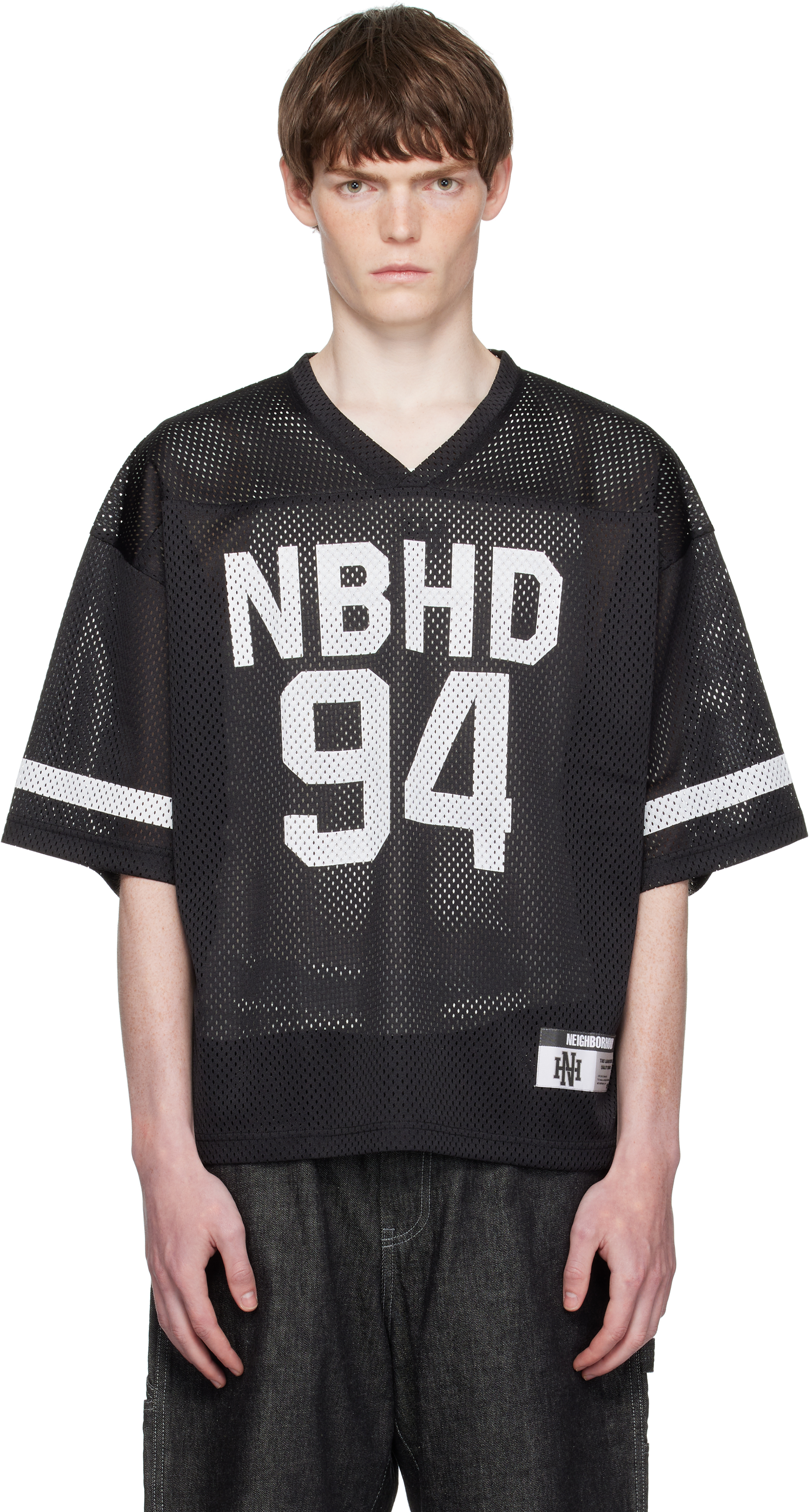 トップス 25SS NEIGHBORHOOD HOCKEY V-NECK SS BLACK NEIGHBORHOOD Hockey V-Neck SS Black | HAVEN