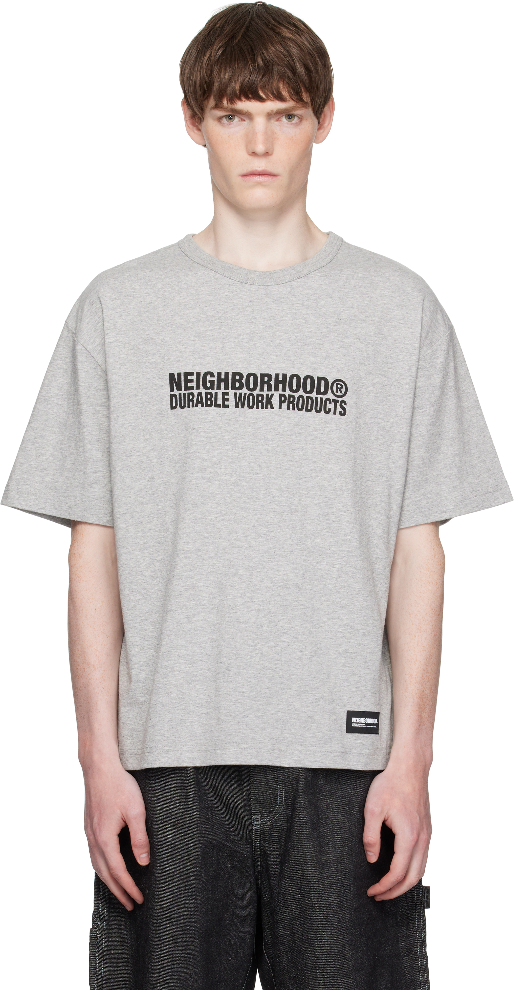 Neighborhood グレー Sheltech クルーネックtシャツ In Gray