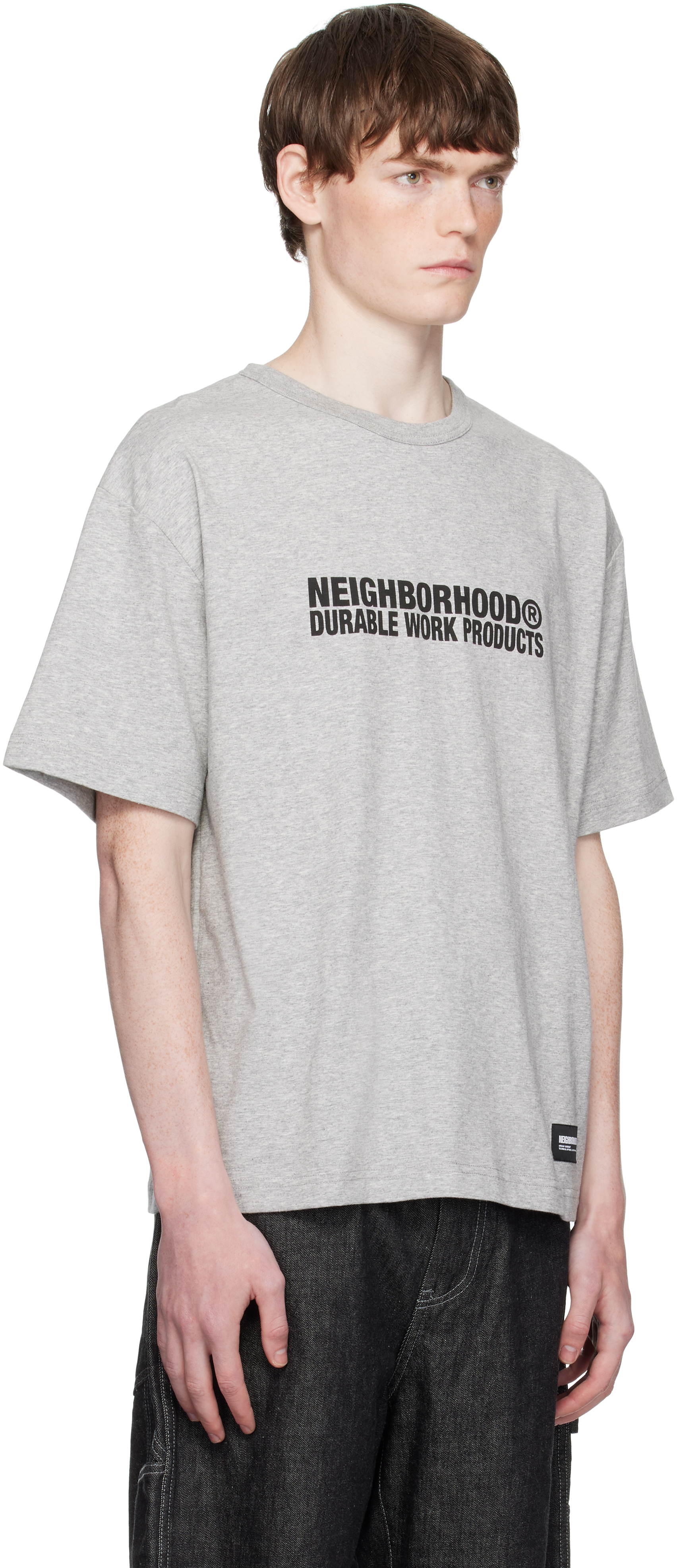 Neighborhood グレー Sheltech クルーネックtシャツ In Gray