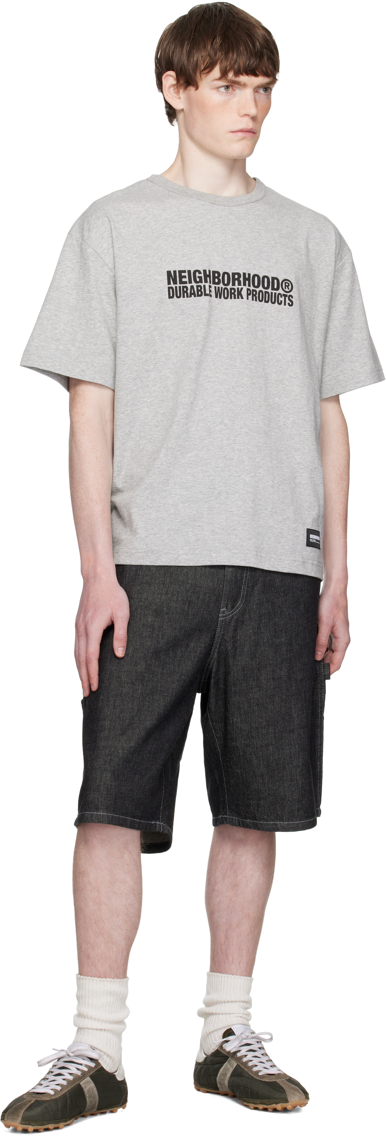 Neighborhood グレー Sheltech クルーネックtシャツ In Gray