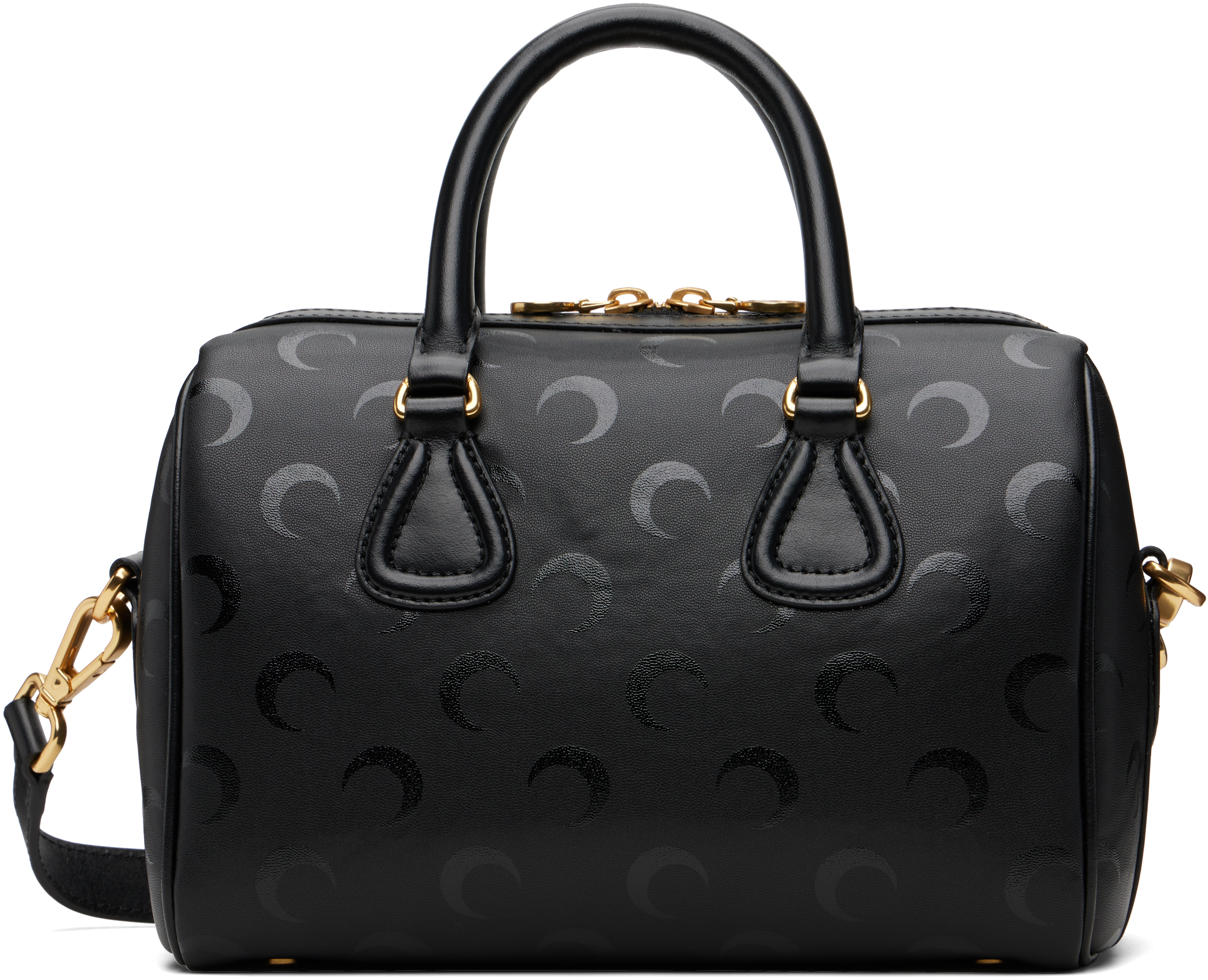Marine Serre: Black Moon Canvas Strike Bag | SSENSE