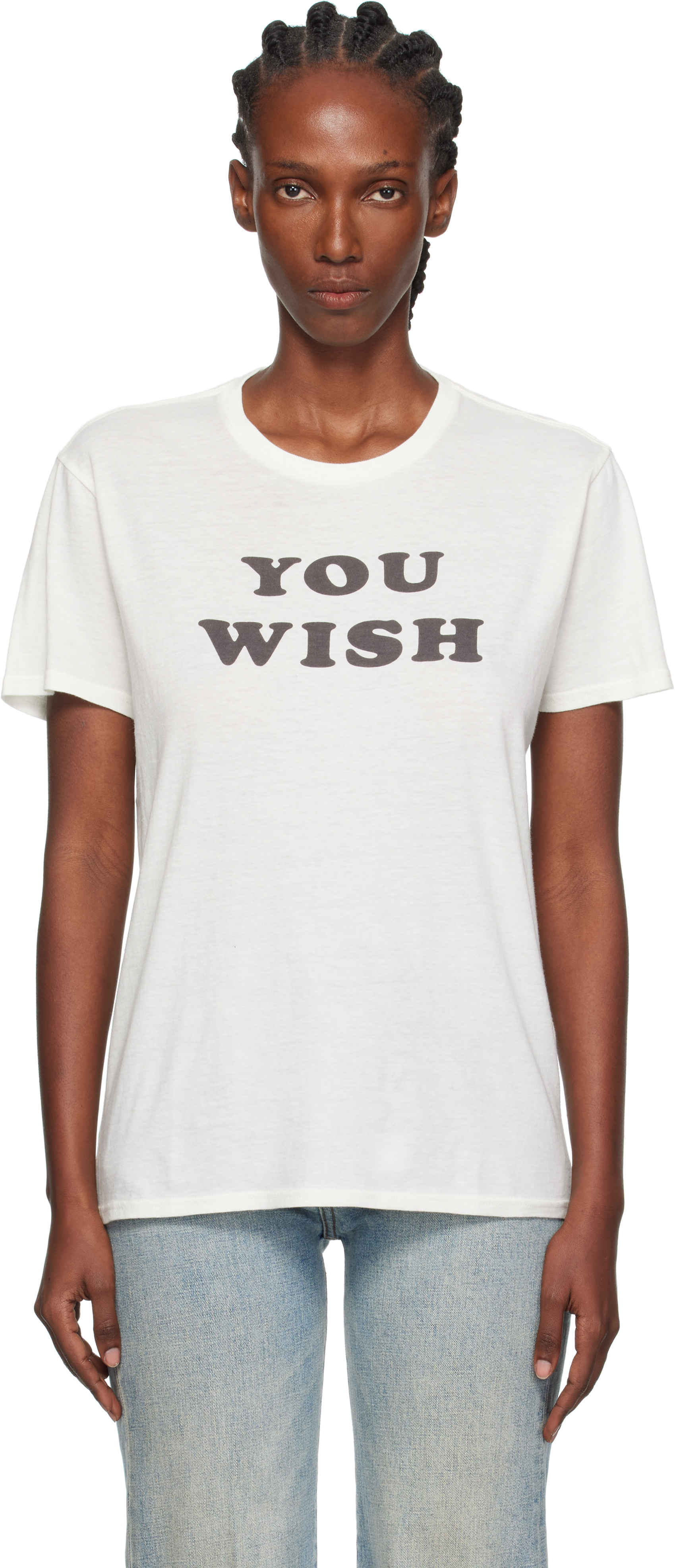 R13: オフホワイト 'You Wish' Boy Tシャツ | SSENSE 日本