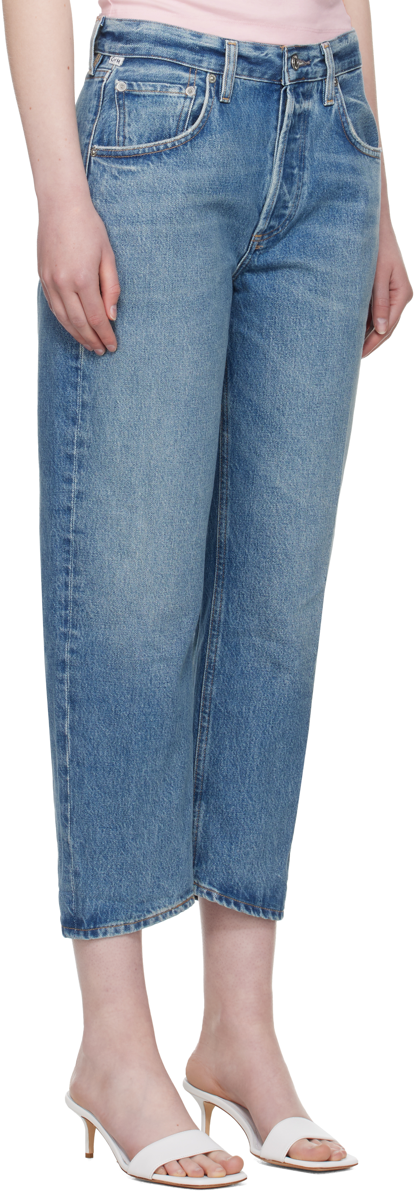Citizen Of Humanity Denim Trousers With Belt Loops
