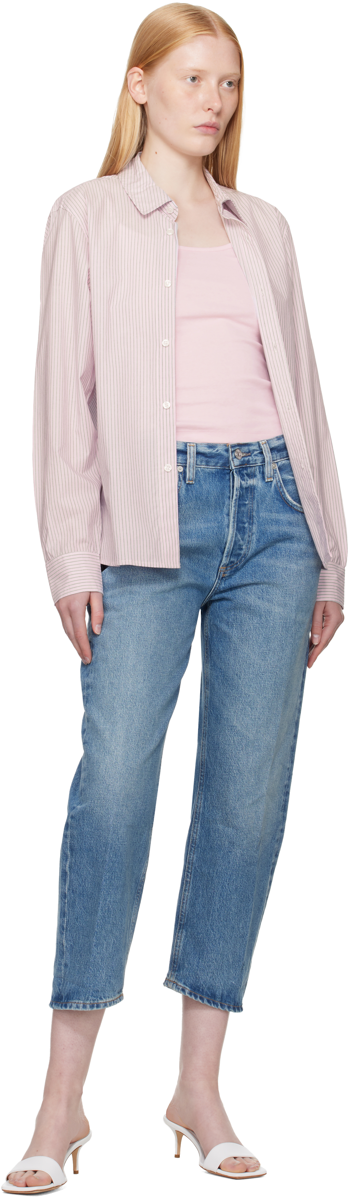 Citizen Of Humanity Denim Trousers With Belt Loops
