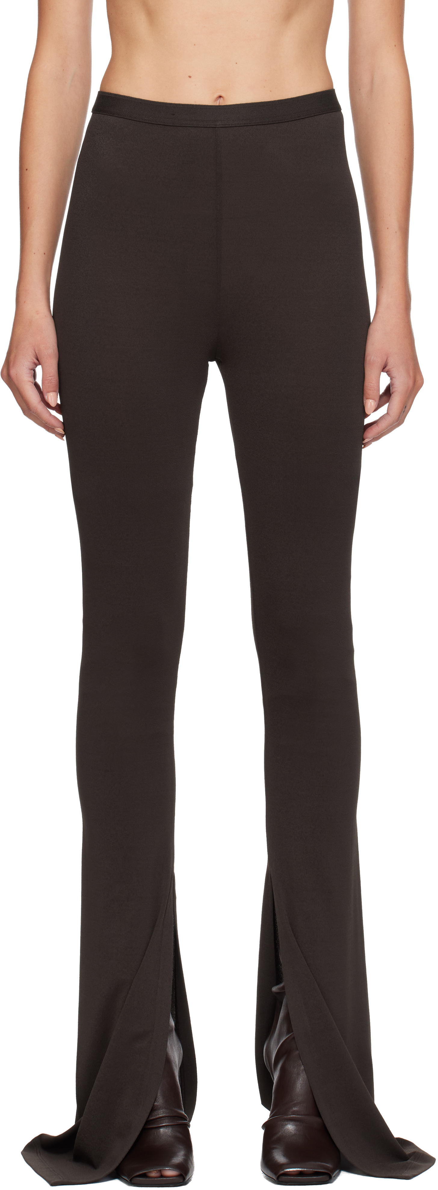 Rick Owens Brown Concordians Carmen Trousers In Brown