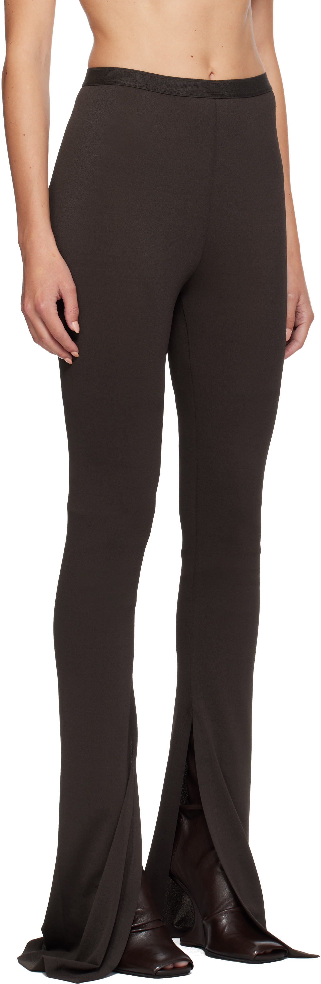 Rick Owens Brown Concordians Carmen Trousers In Brown