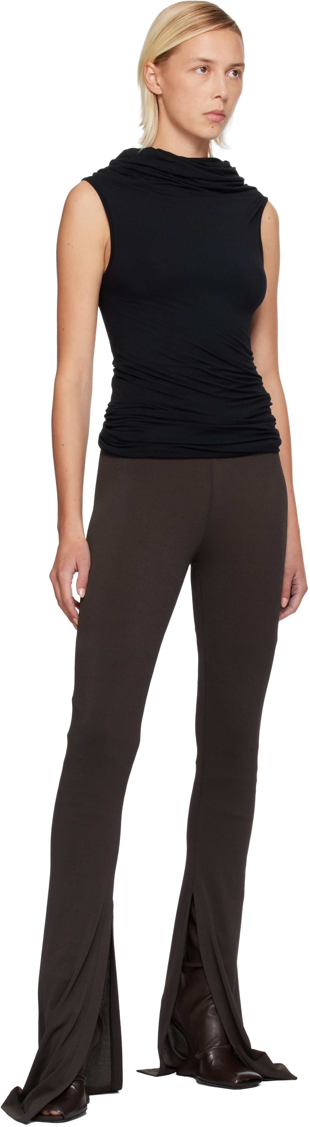 Rick Owens Brown Concordians Carmen Trousers In Brown