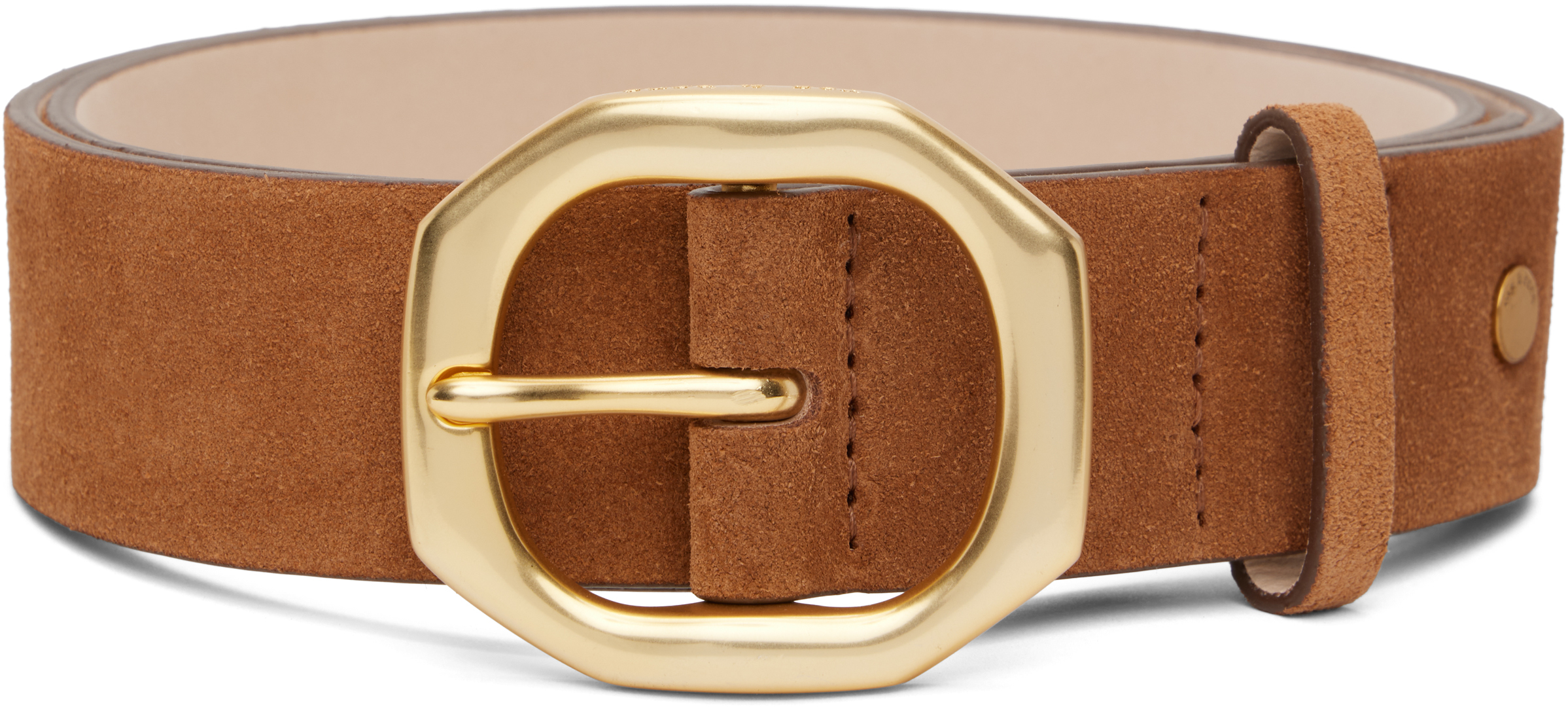 Tan Audrey Suede Belt