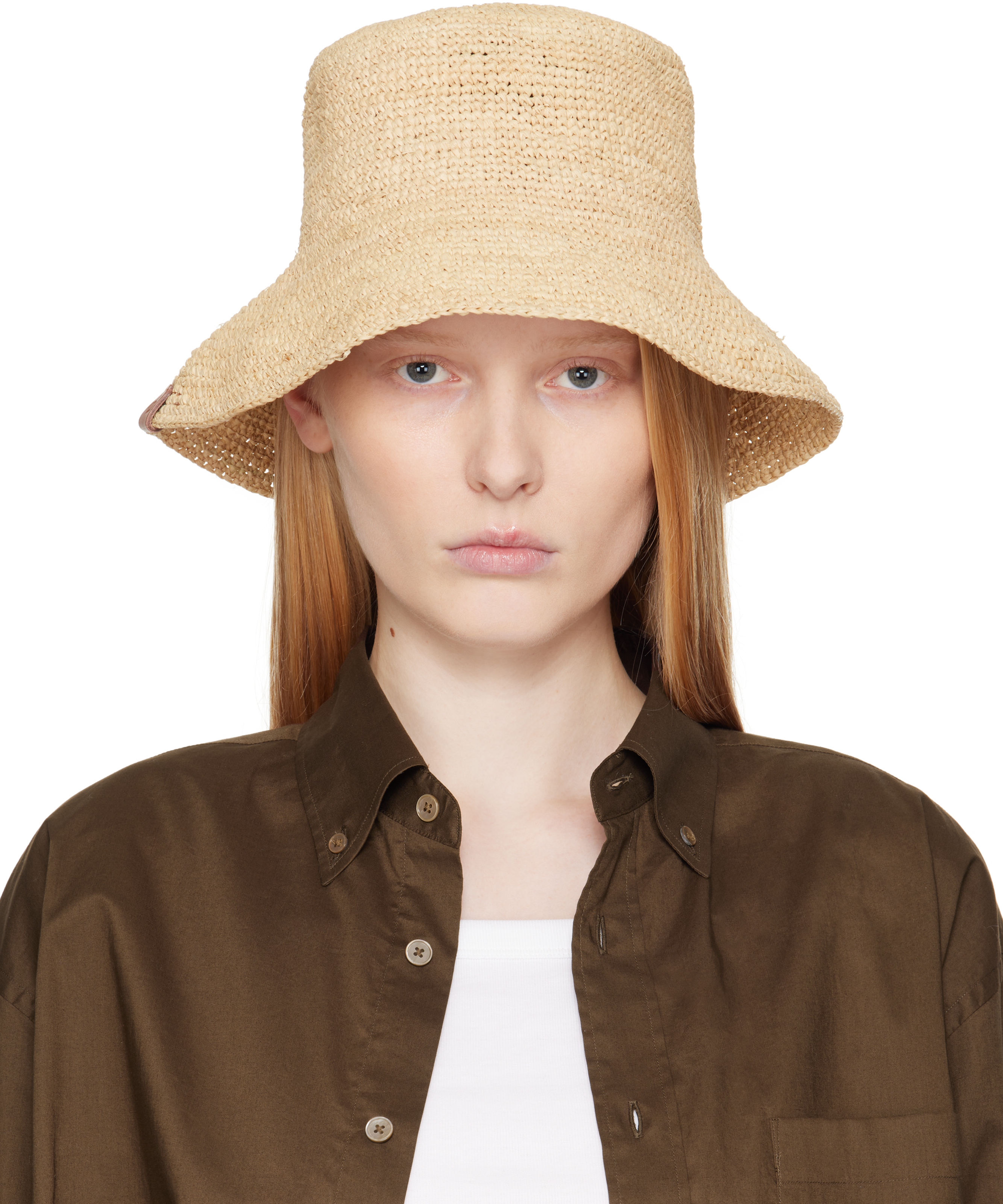 NOROLL RAFFIA BUCKET HAT NAT（NOROLL ⁄ RAFFIA BUCKET HAT